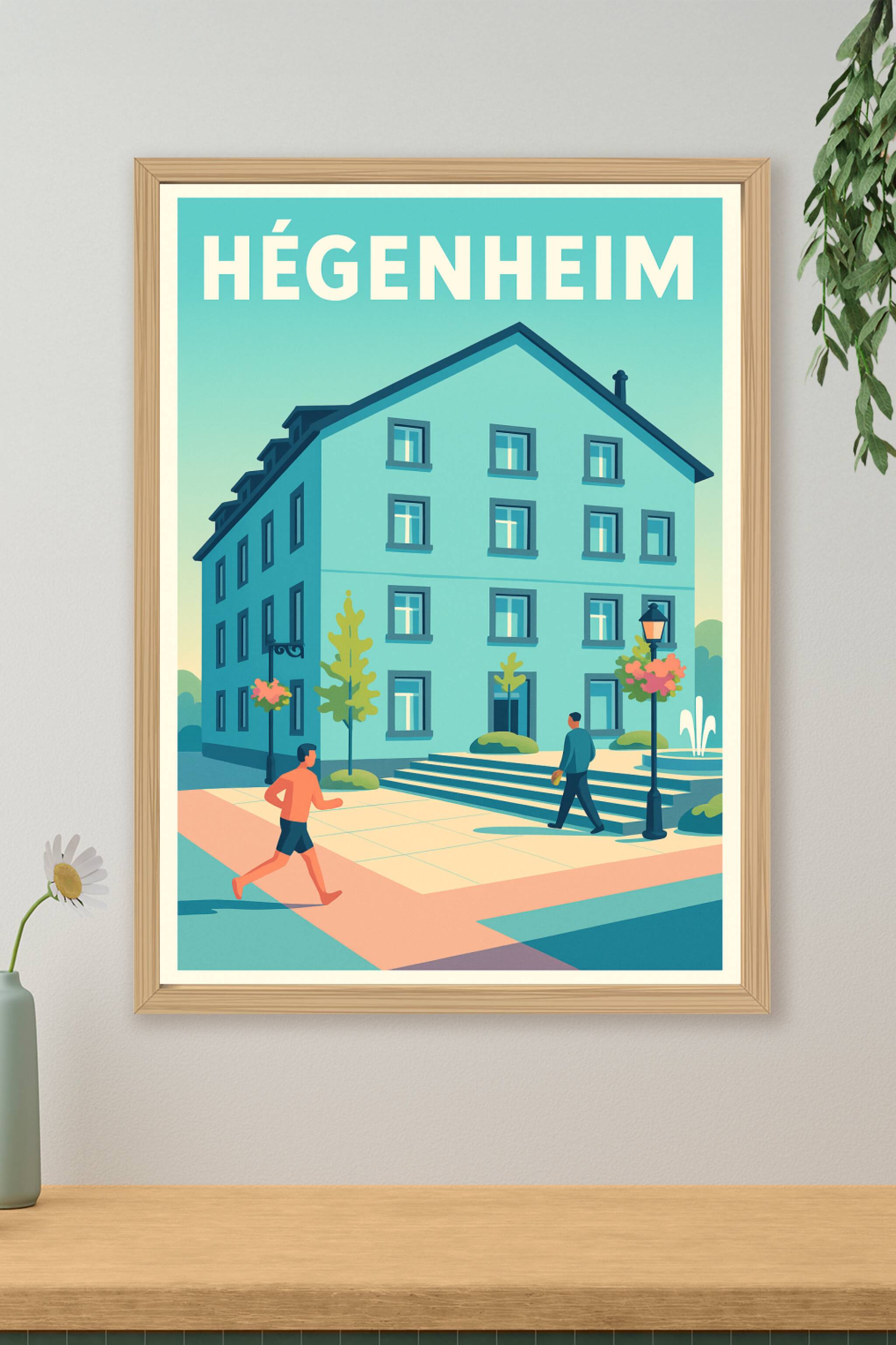 Affiche de Hégenheim - Charme et sérénité au cœur de la ville