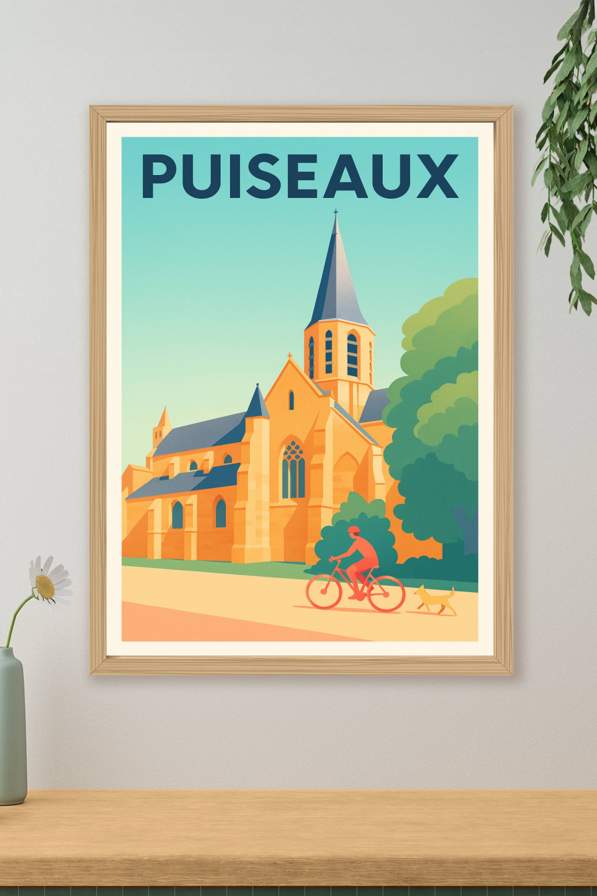 Affiche de Puiseaux - Authentique charme d'une église paisible