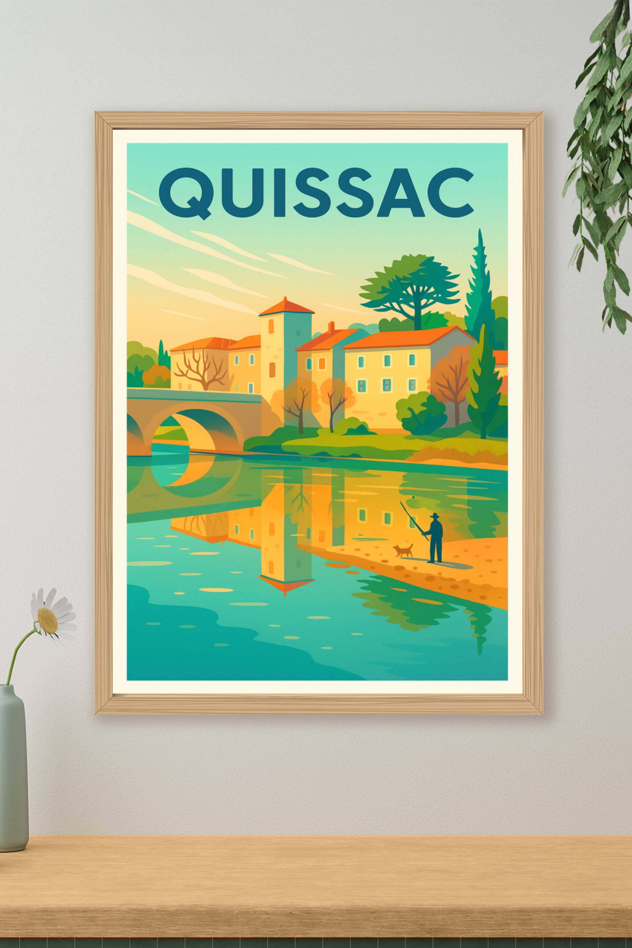 Affiche de Quissac - Charme pittoresque au bord de l'eau
