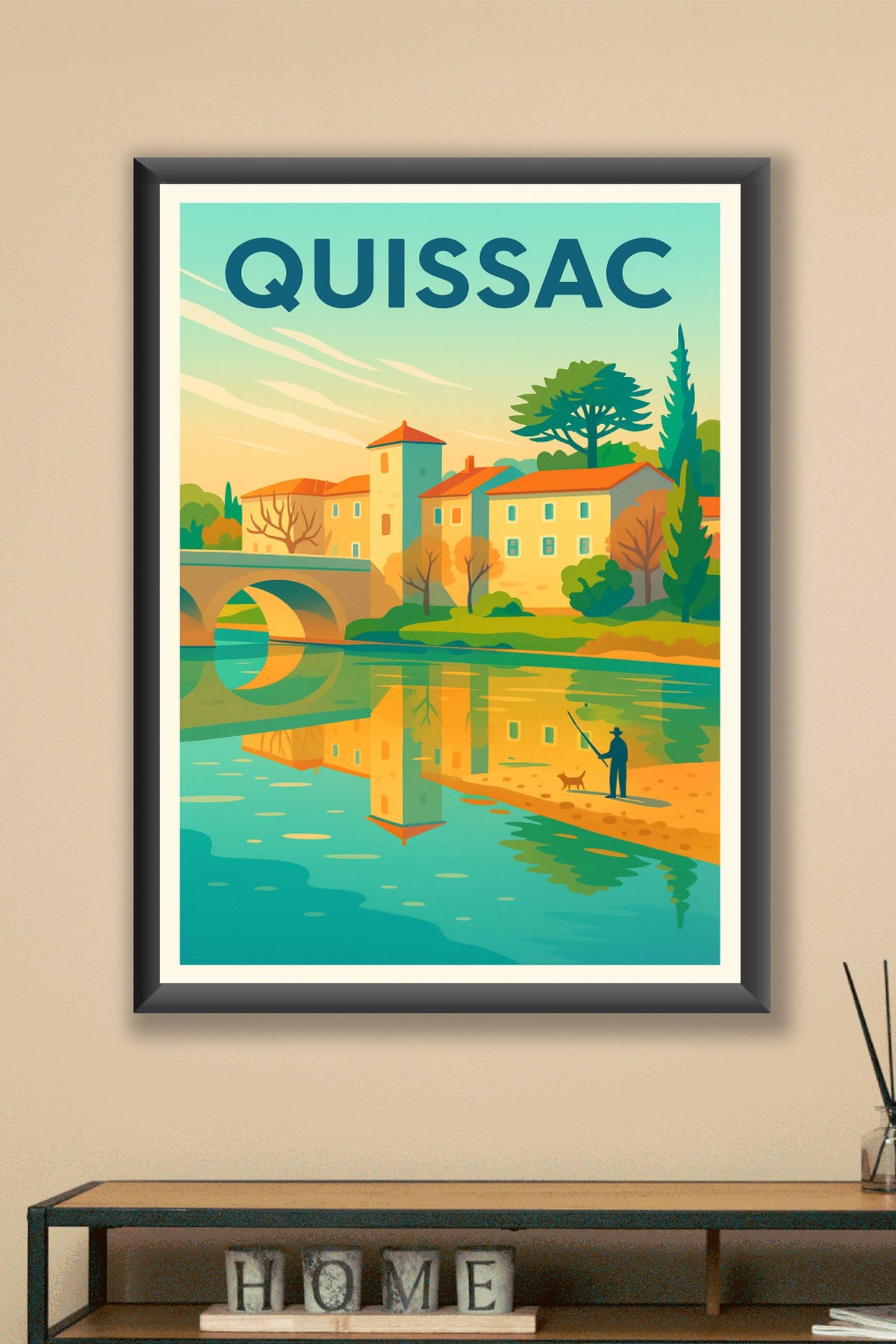 Affiche de Quissac - Charme pittoresque au bord de l'eau