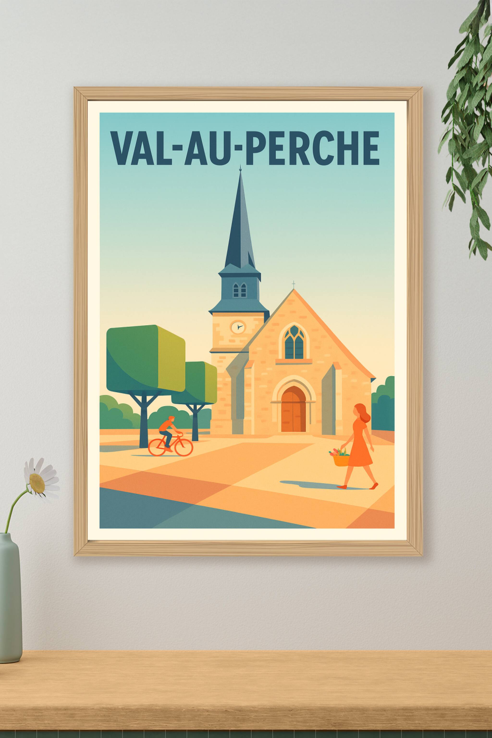 Affiche de Val-au-Perche - Charme et sérénité au cœur du Perche