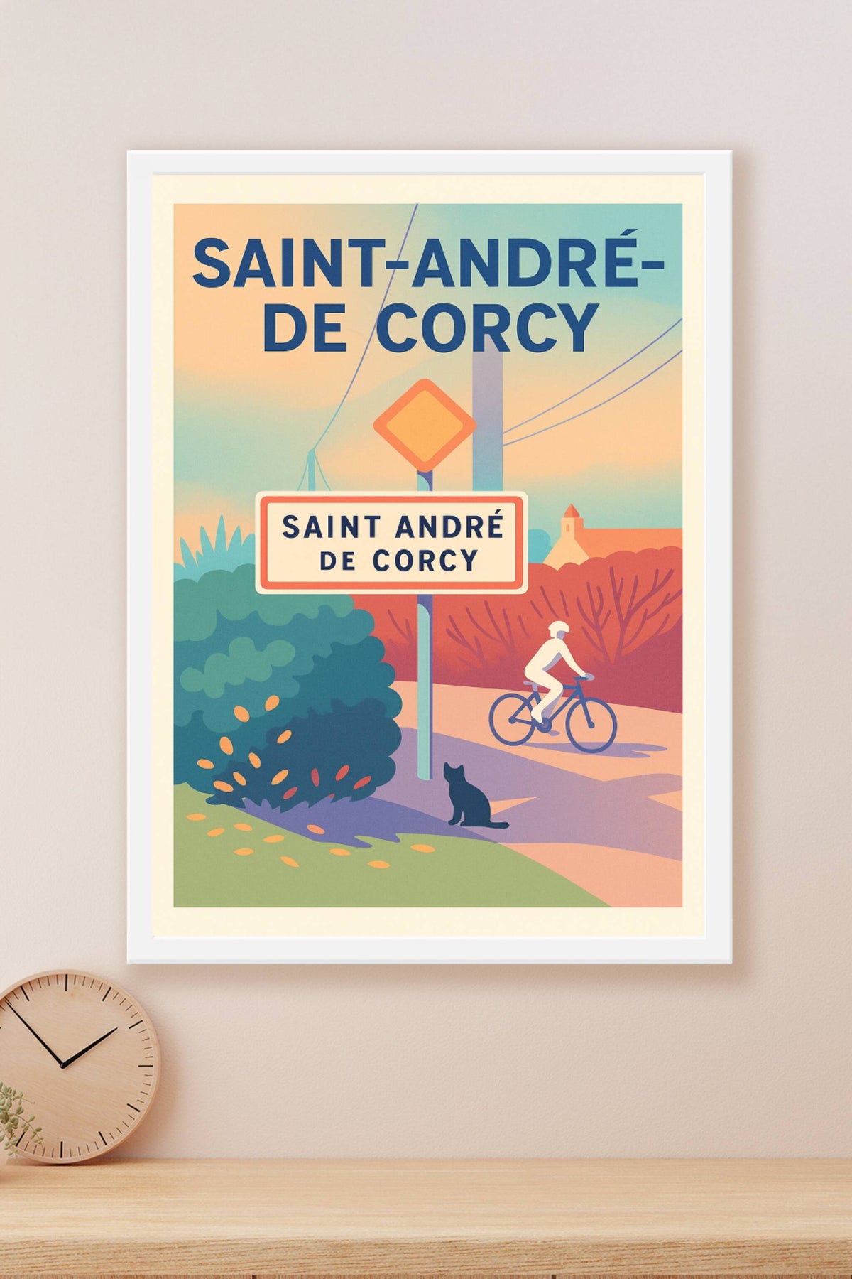 Affiche de Saint-André-de-Corcy - Charme bucolique et douceur de vivre