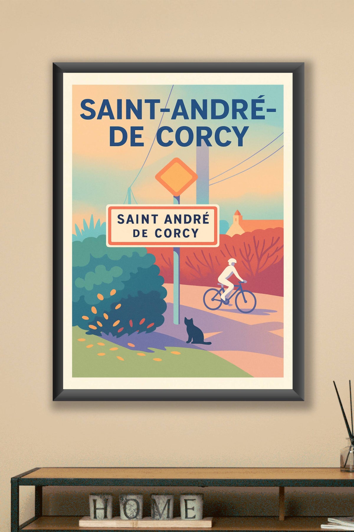 Affiche de Saint-André-de-Corcy - Charme bucolique et douceur de vivre
