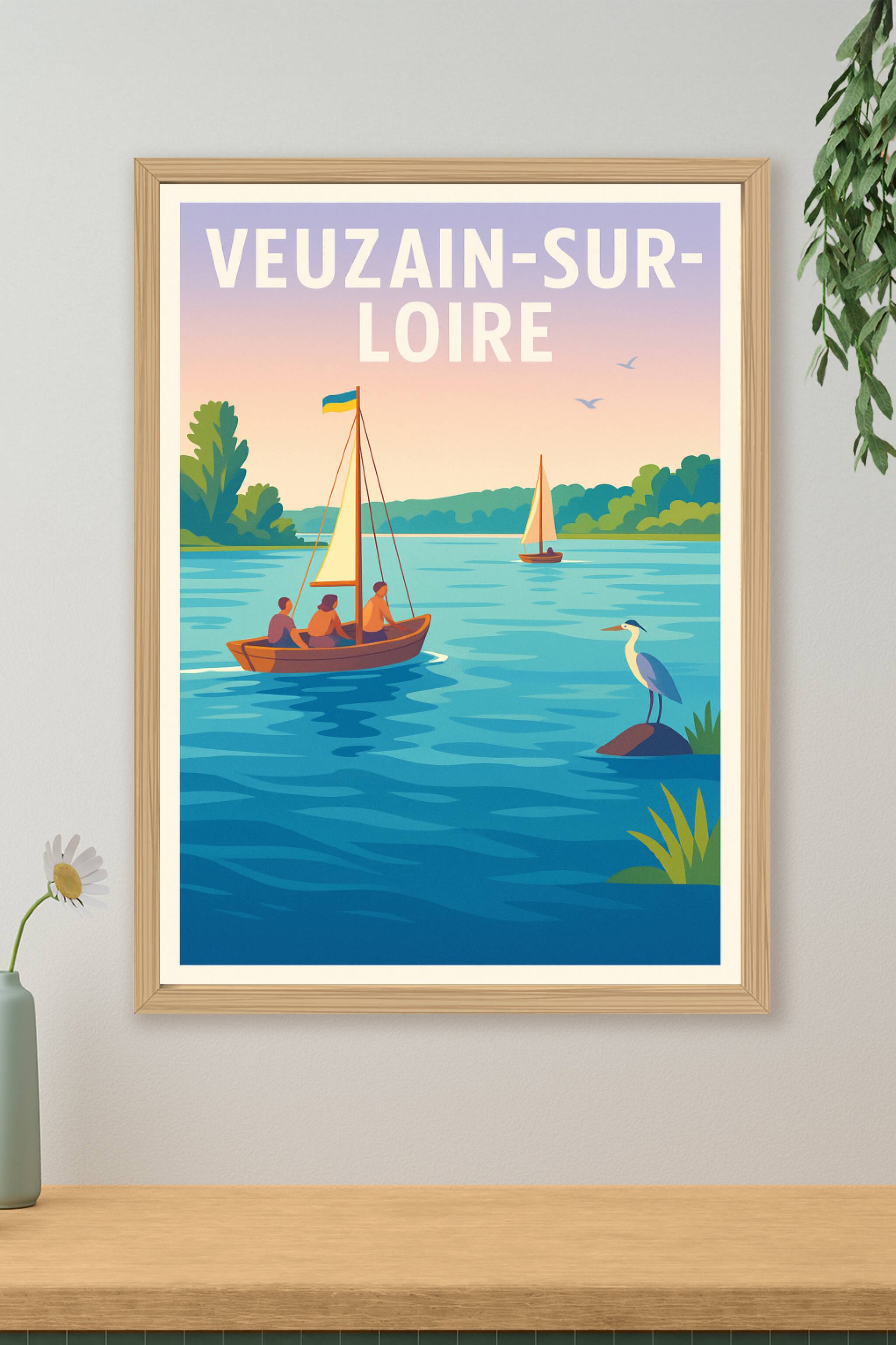 Affiche de Veuzain-sur-Loire - Escapade paisible sur la Loire