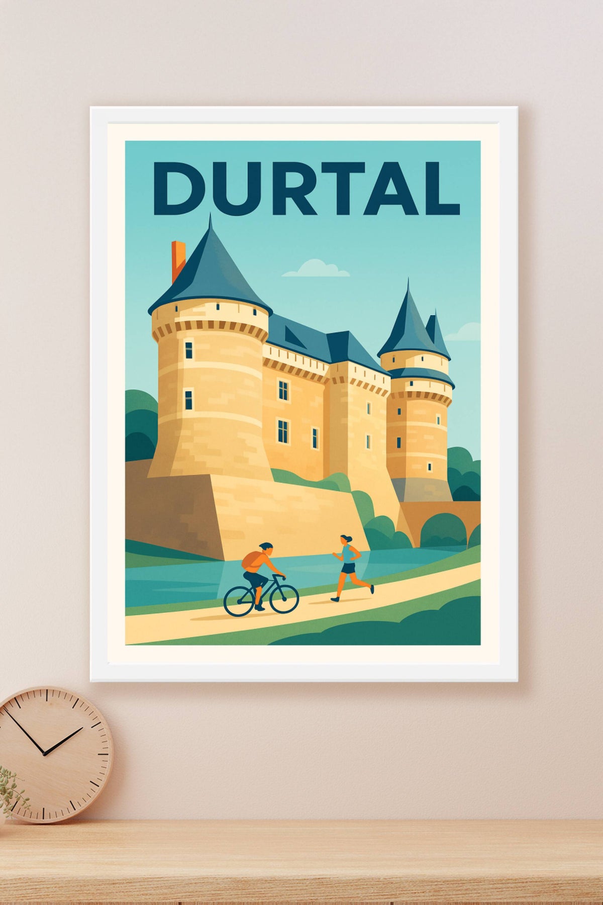 Affiche de Durtal - Charme et histoire au pied du château