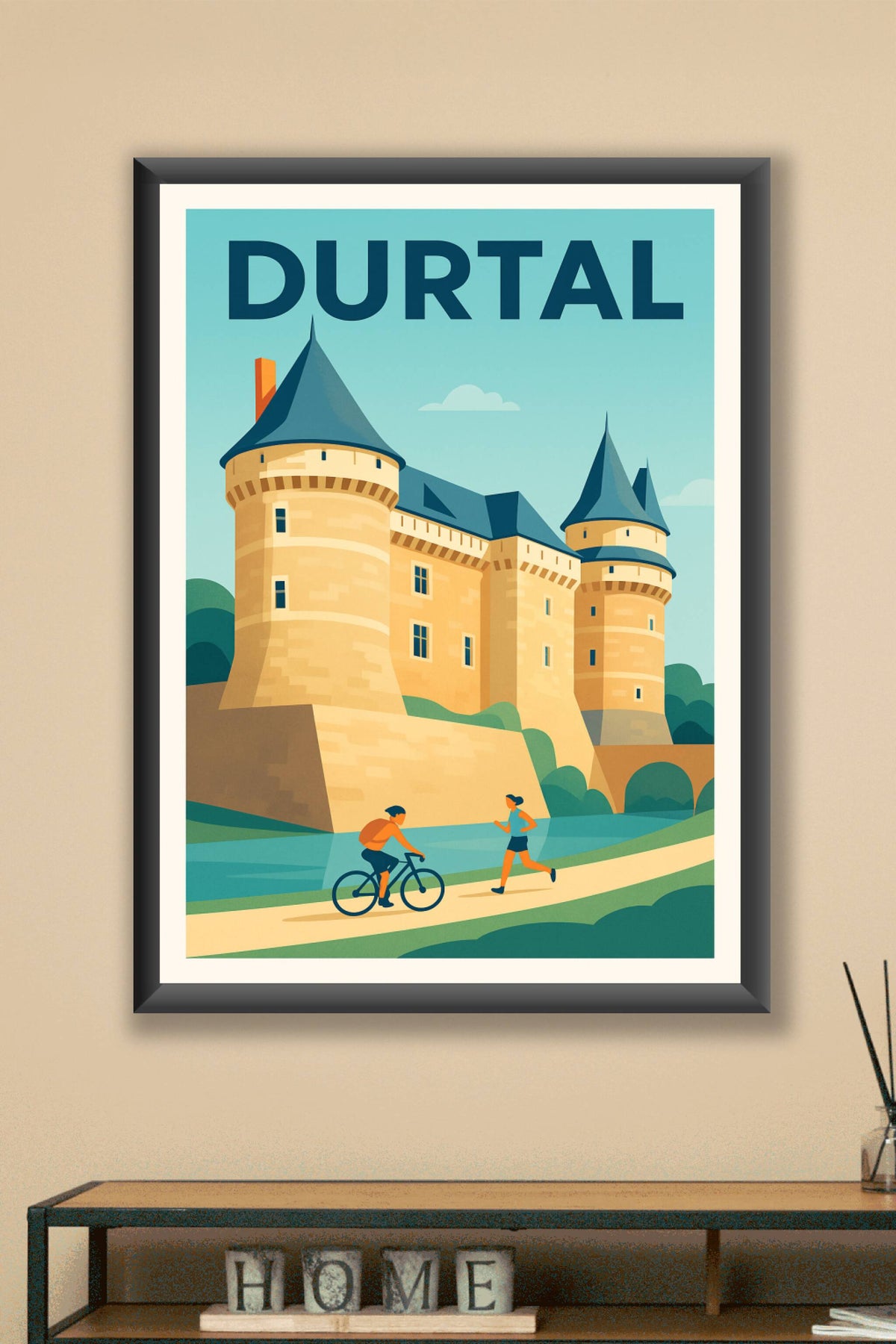Affiche de Durtal - Charme et histoire au pied du château