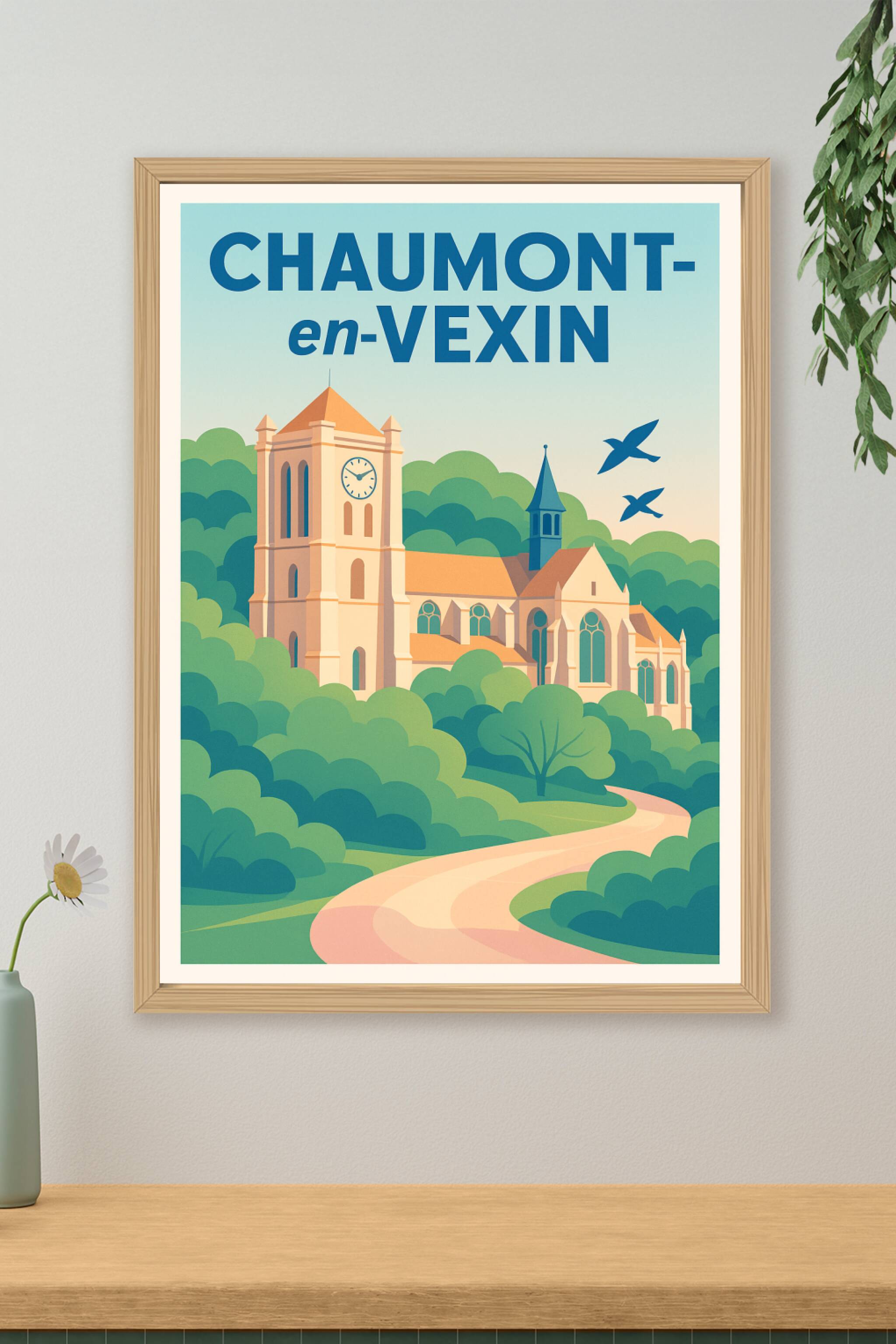 Affiche de Chaumont-en-Vexin - Charme pittoresque au cœur de la nature