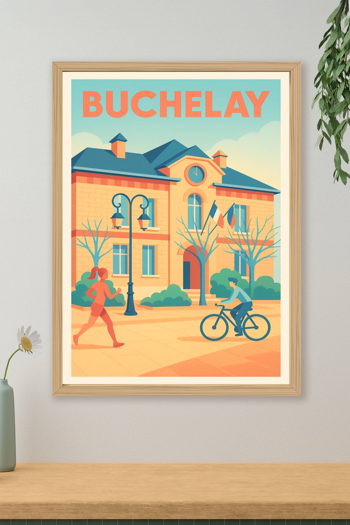 Affiche de Buchelay - Ambiance paisible et active au cœur de la ville