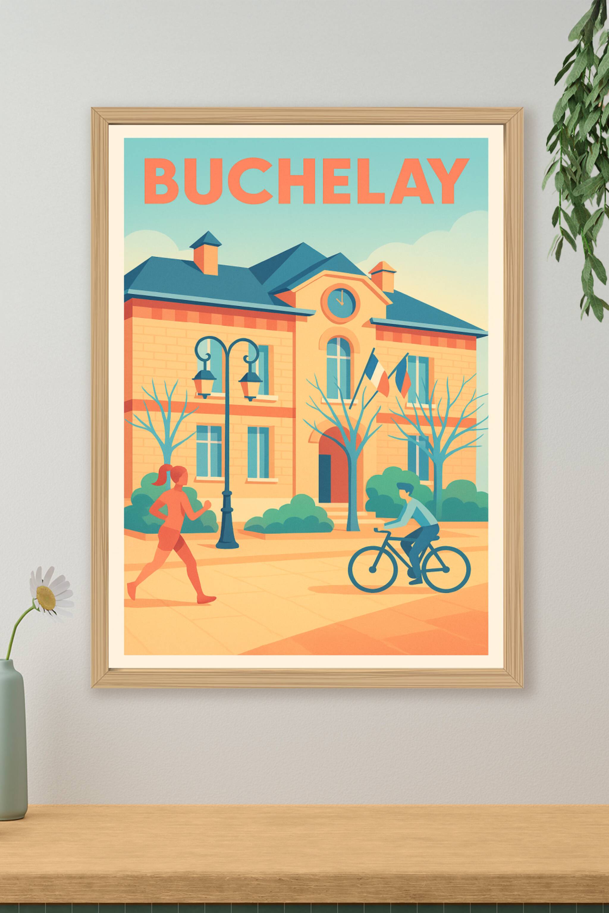 Affiche de Buchelay - Ambiance paisible et active au cœur de la ville