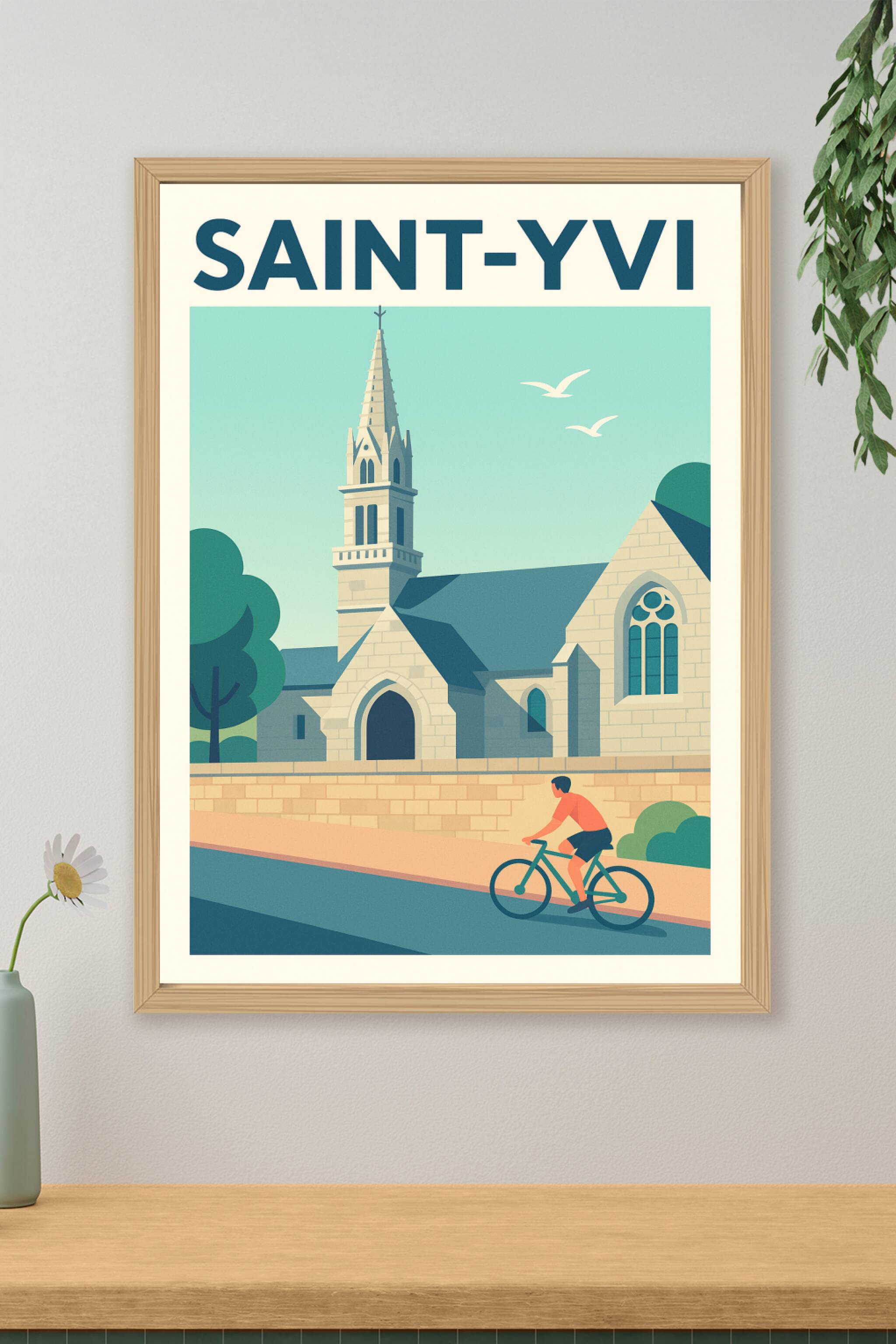 Affiche de Saint-Yvi - Charme et sérénité au cœur de la Bretagne