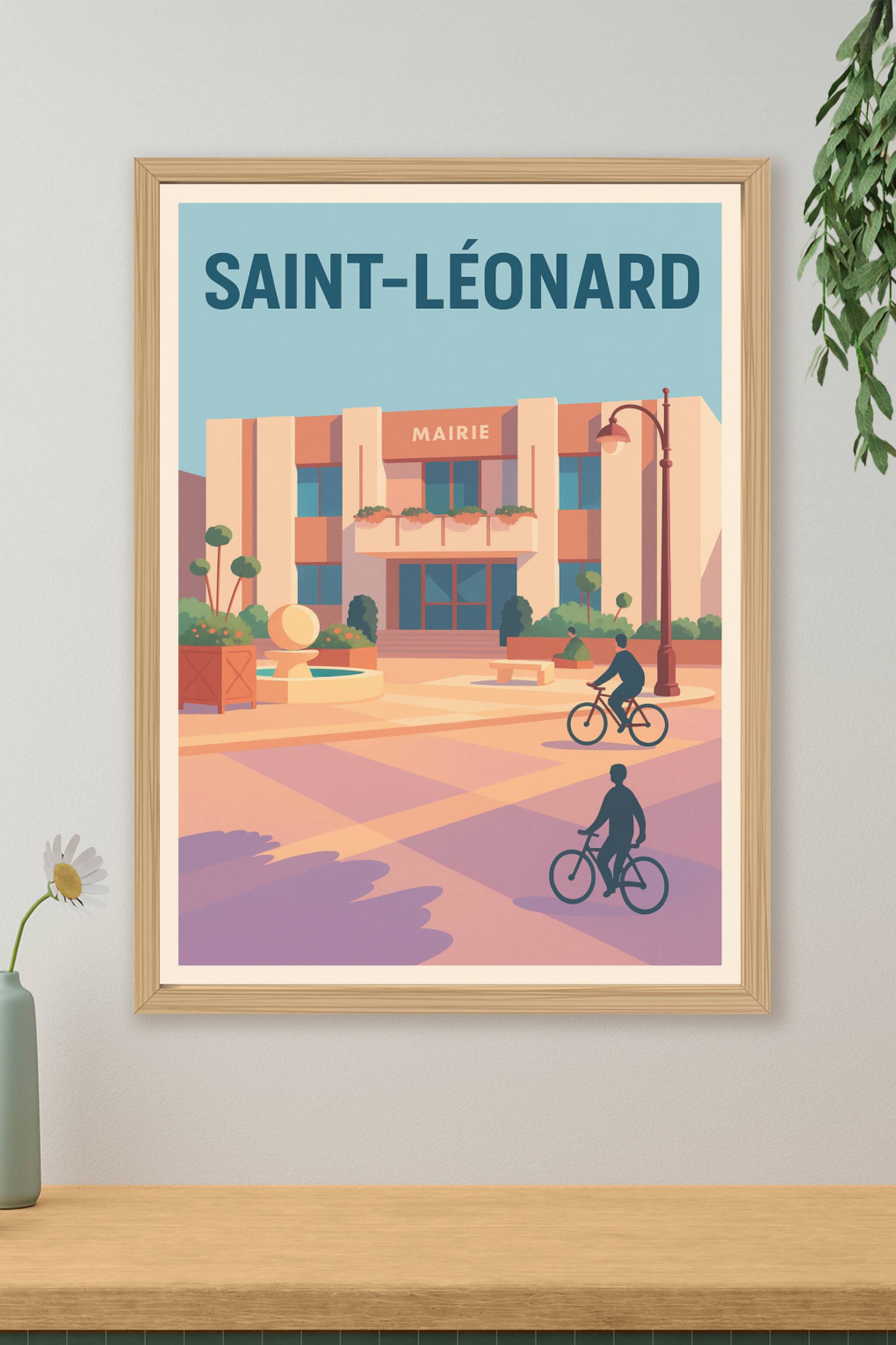 Affiche de Saint-Léonard - Charme et sérénité au cœur de la mairie