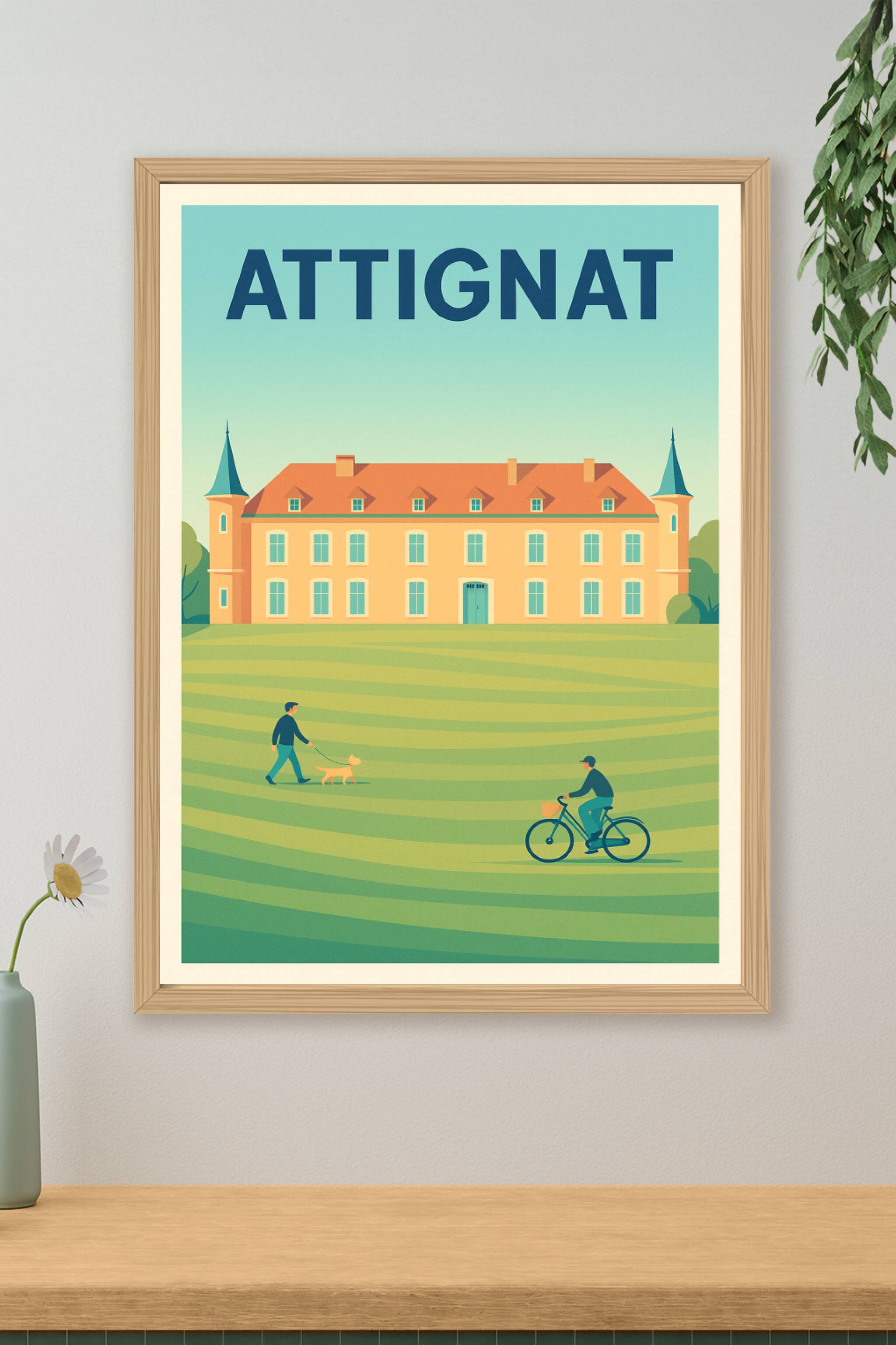 Affiche de Attignat - Sérénité au cœur du patrimoine