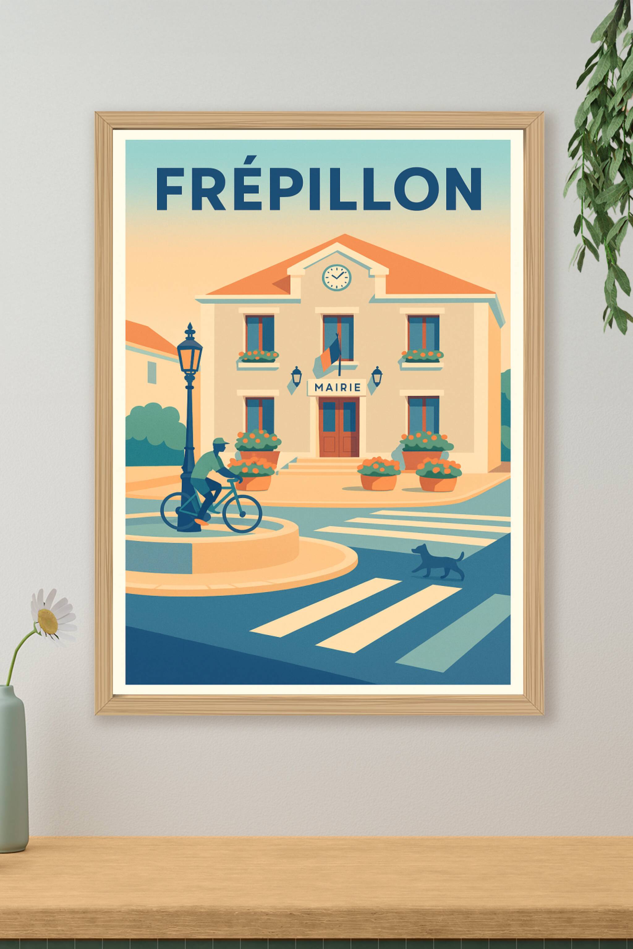 Affiche de Frépillon - Charme et sérénité du cœur de ville