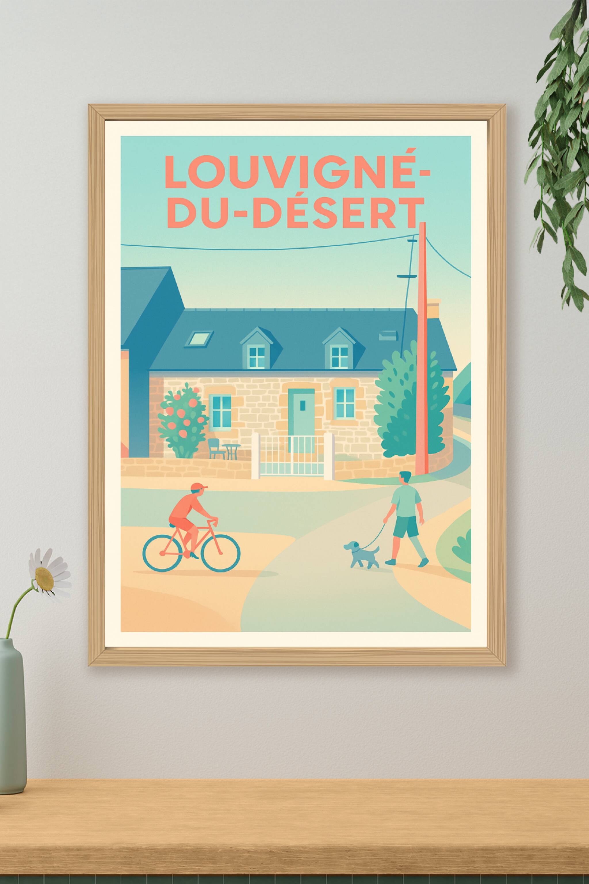 Affiche de Louvigné-du-Désert - Charme et douceur de la vie rurale
