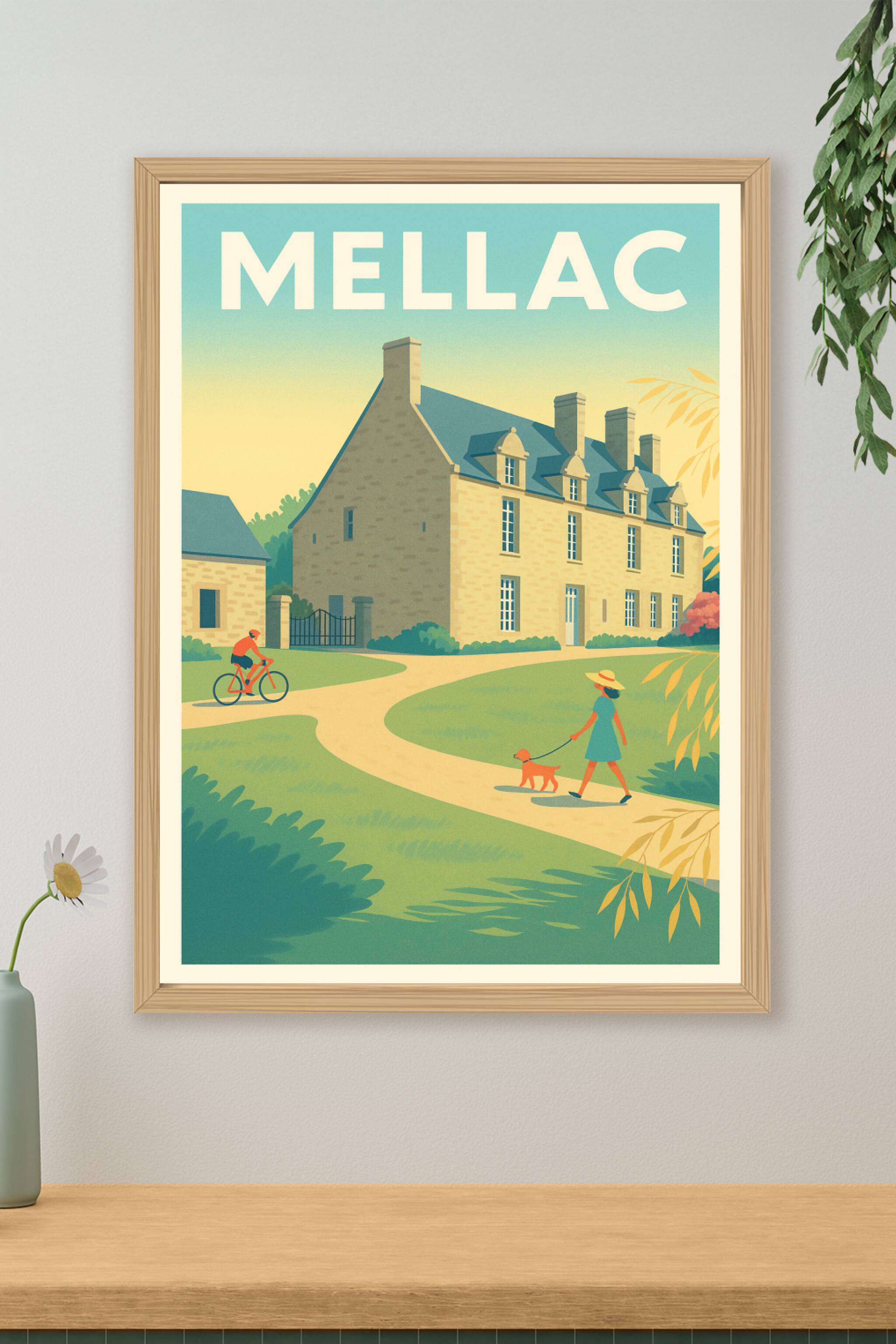 Affiche de Mellac - Sérénité et charme campagnard