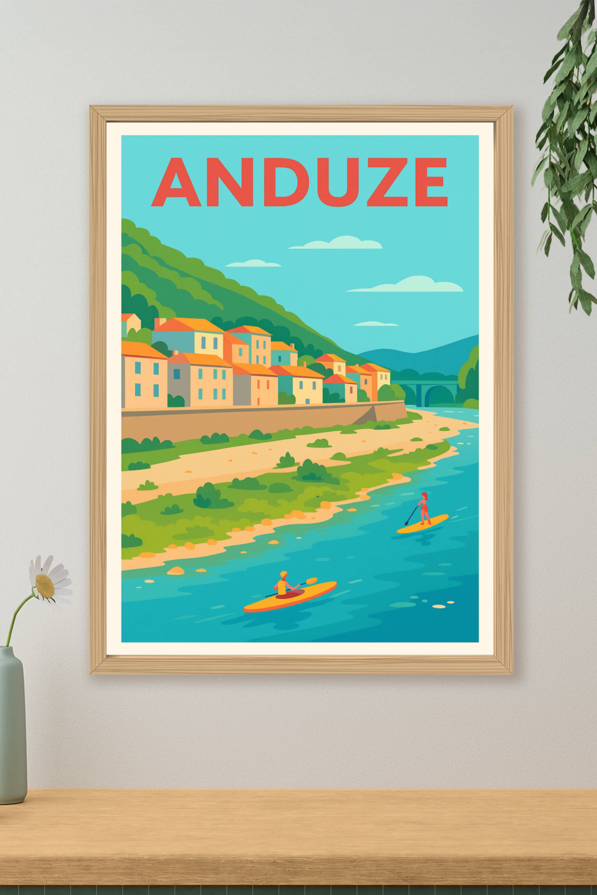 Affiche de Anduze - L'évasion au fil de la rivière