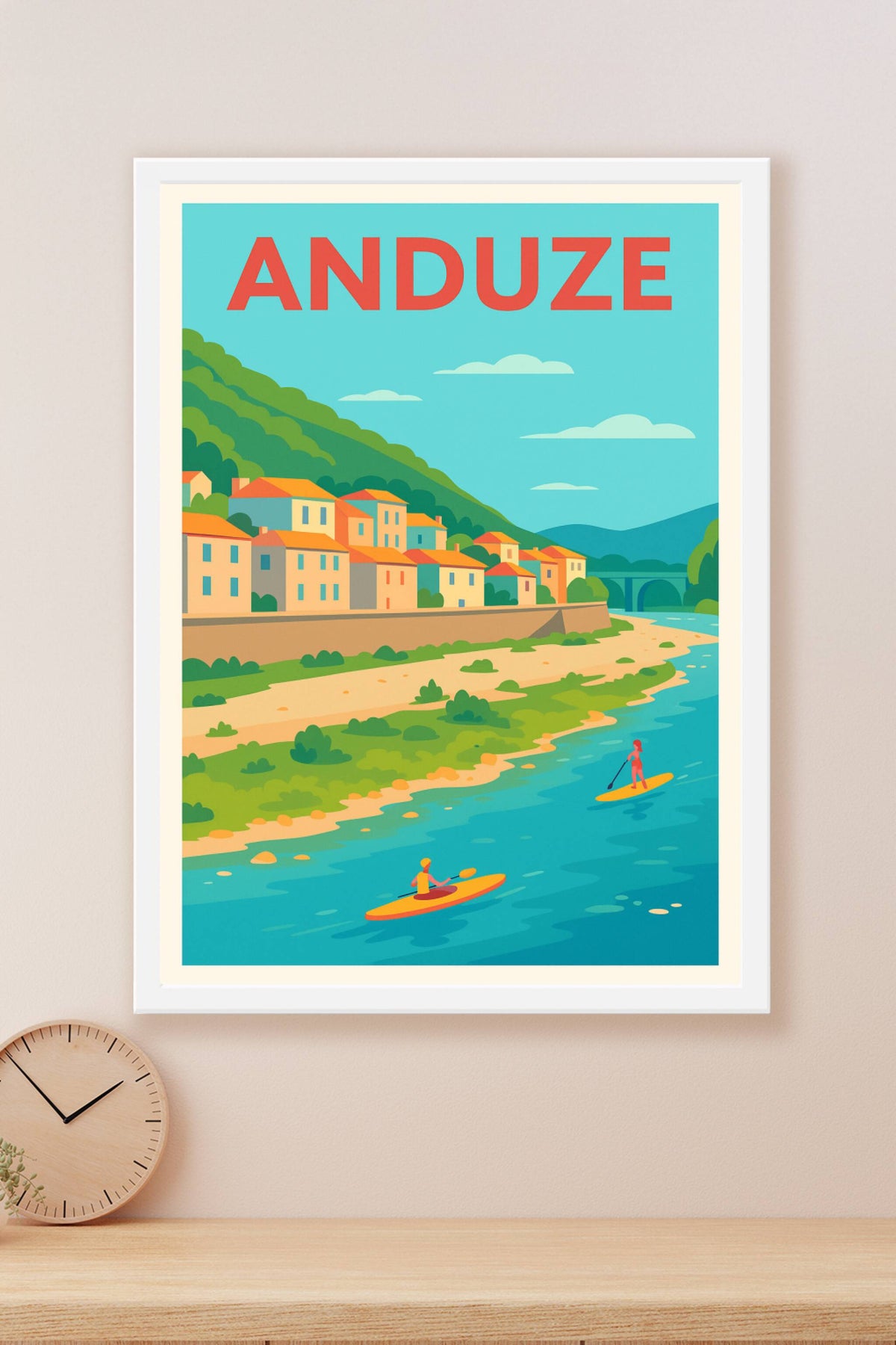 Affiche de Anduze - L'évasion au fil de la rivière