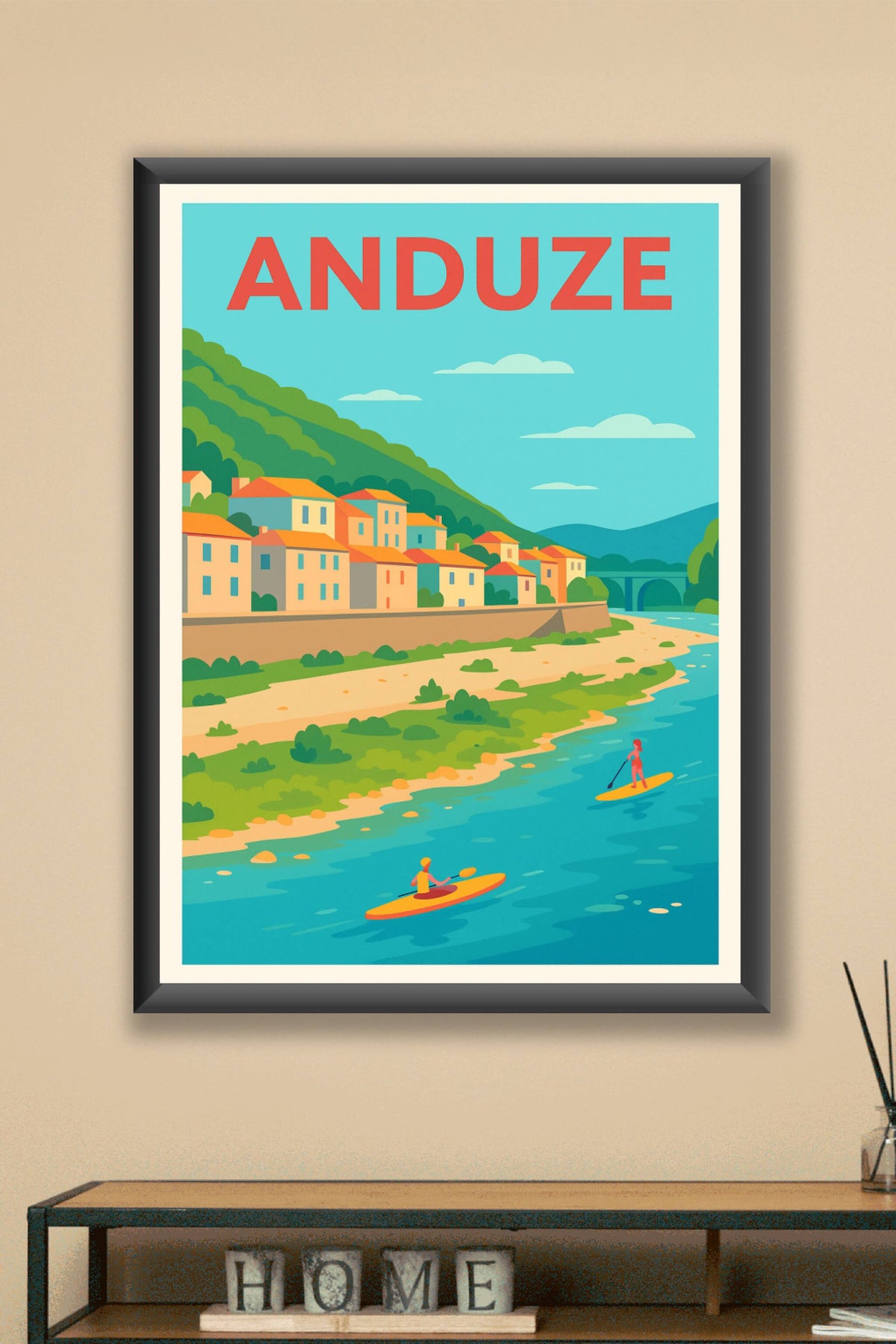 Affiche de Anduze - L'évasion au fil de la rivière