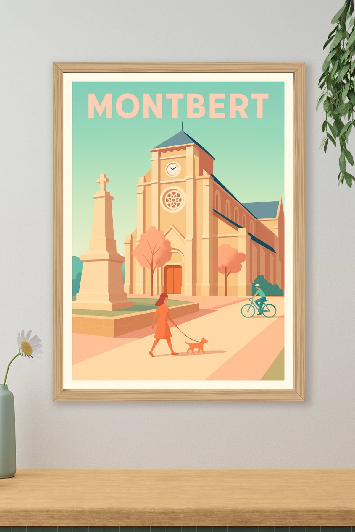 Affiche de Montbert - Charme et tranquillité au cœur de la ville