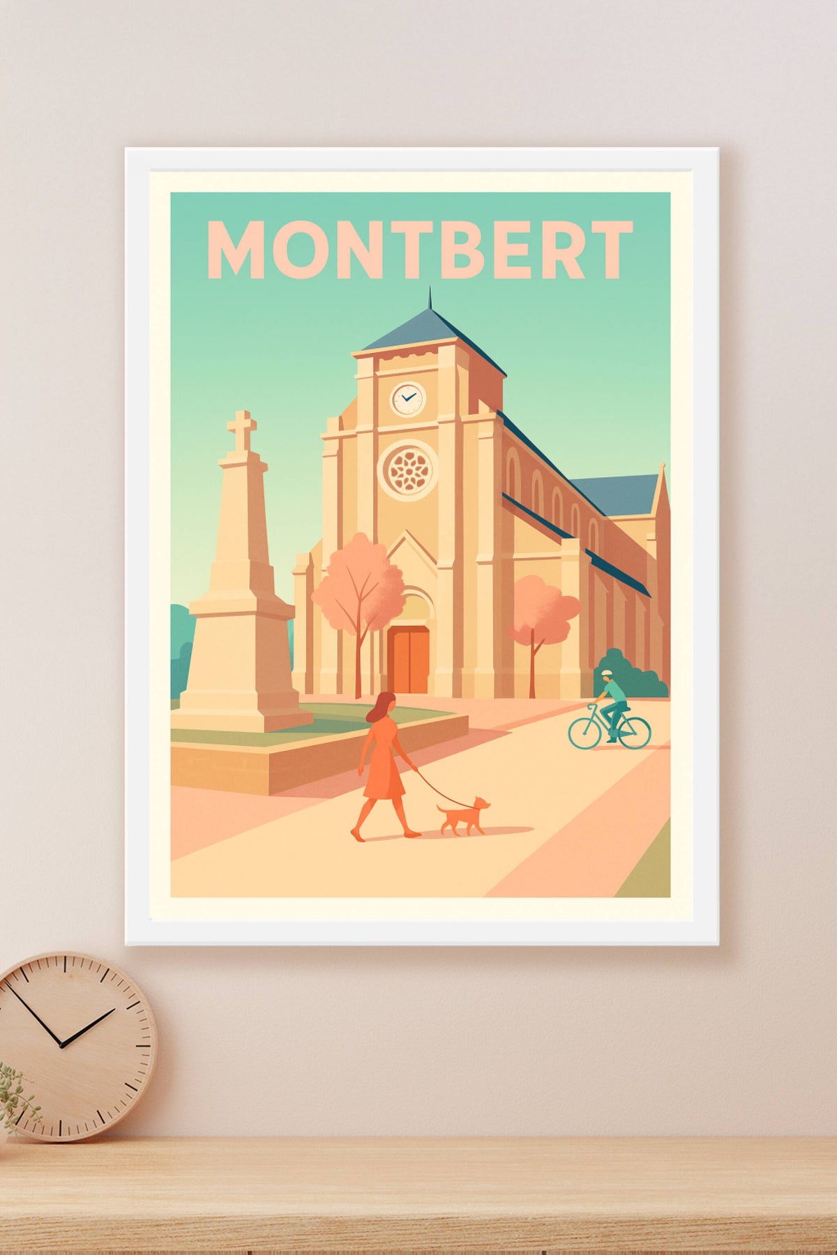 Affiche de Montbert - Charme et tranquillité au cœur de la ville