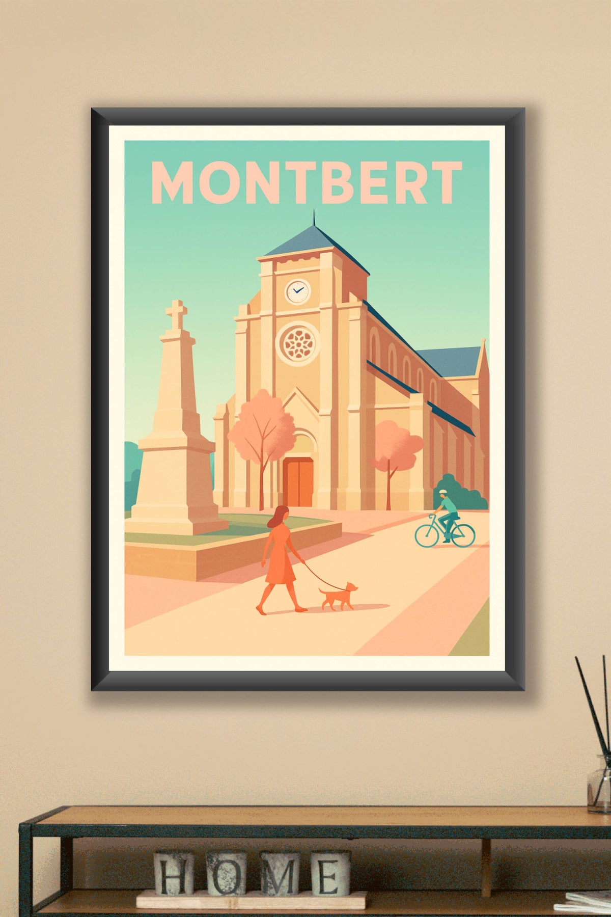 Affiche de Montbert - Charme et tranquillité au cœur de la ville