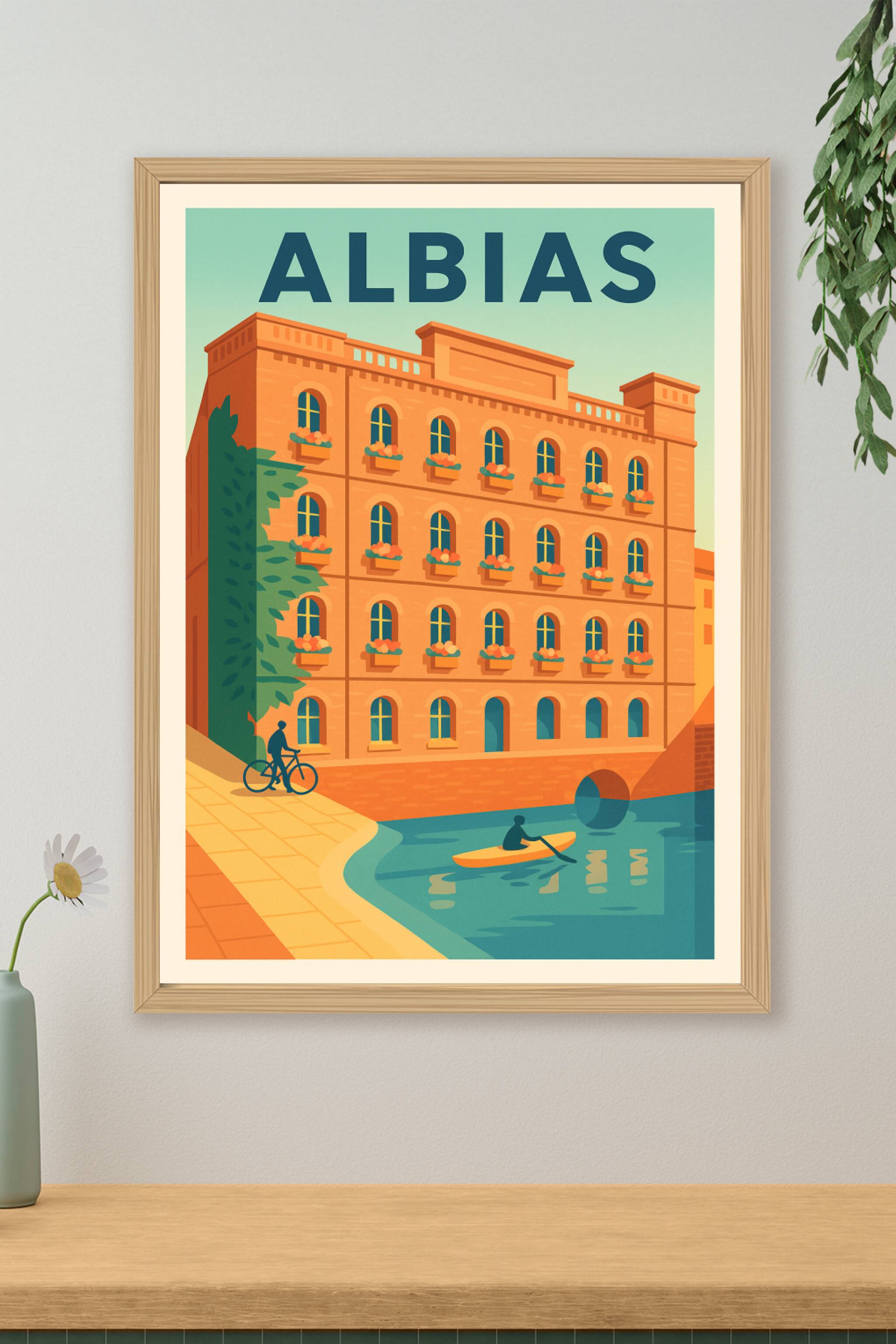 Affiche de Albias - Charme et sérénité sur la rivière