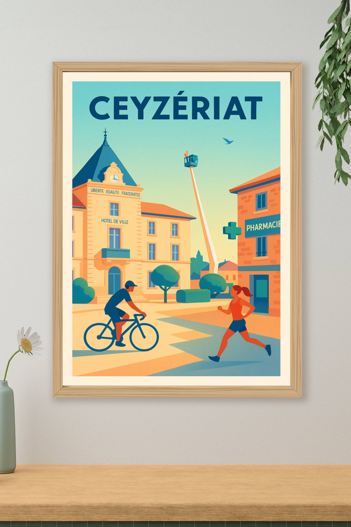 Affiche de Ceyzériat - Ambiance dynamique au cœur du village