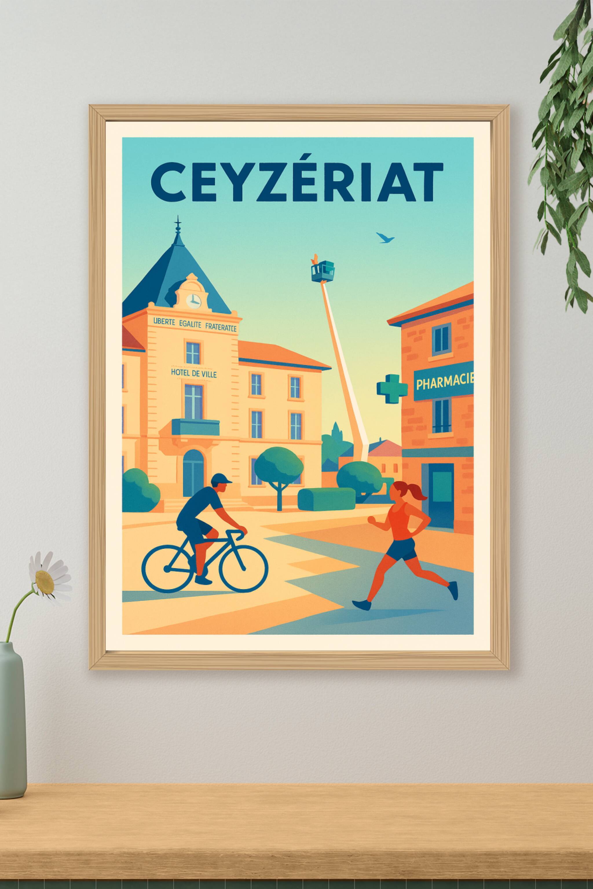 Affiche de Ceyzériat - Ambiance dynamique au cœur du village