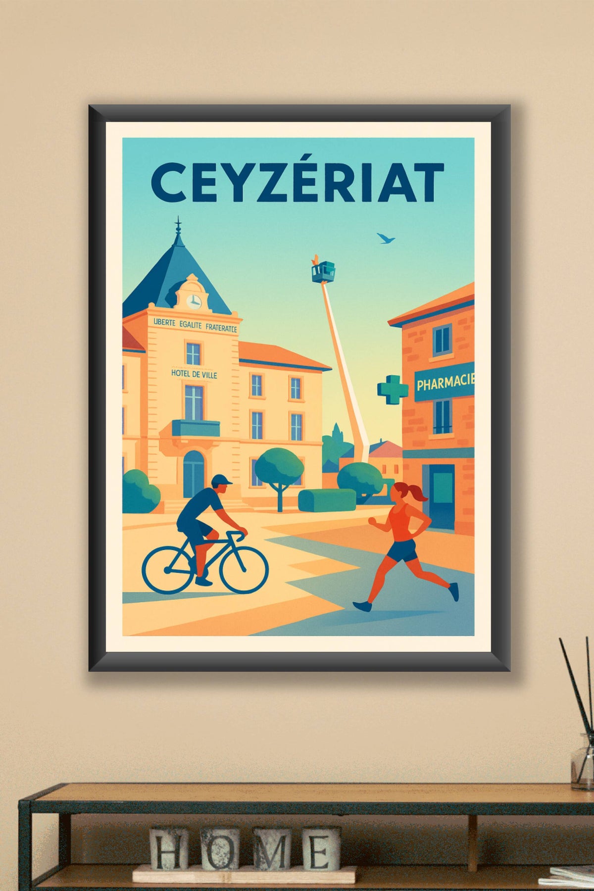 Affiche de Ceyzériat - Ambiance dynamique au cœur du village