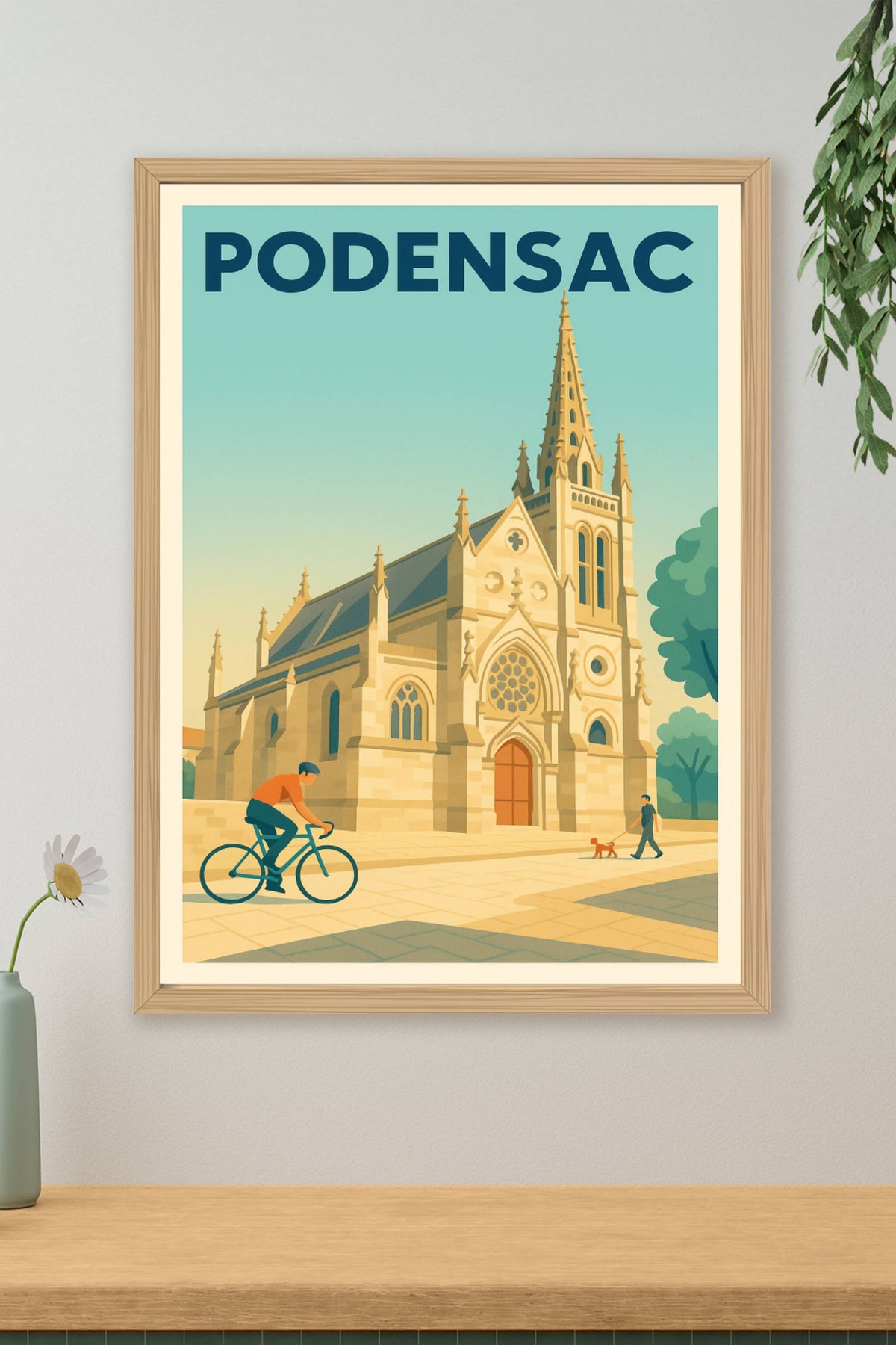 Affiche de Podensac - L'élégance architecturale en plein cœur de la ville