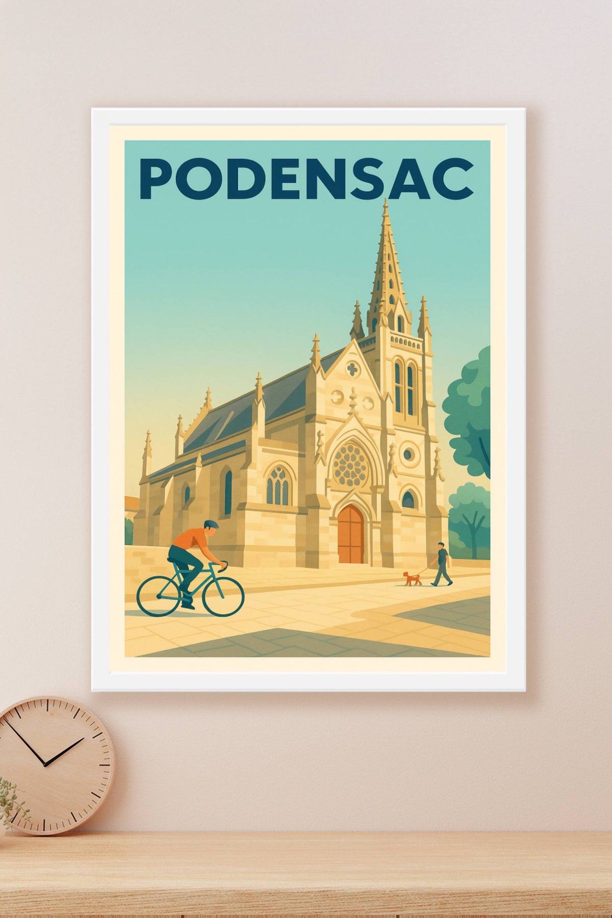 Affiche de Podensac - L'élégance architecturale en plein cœur de la ville