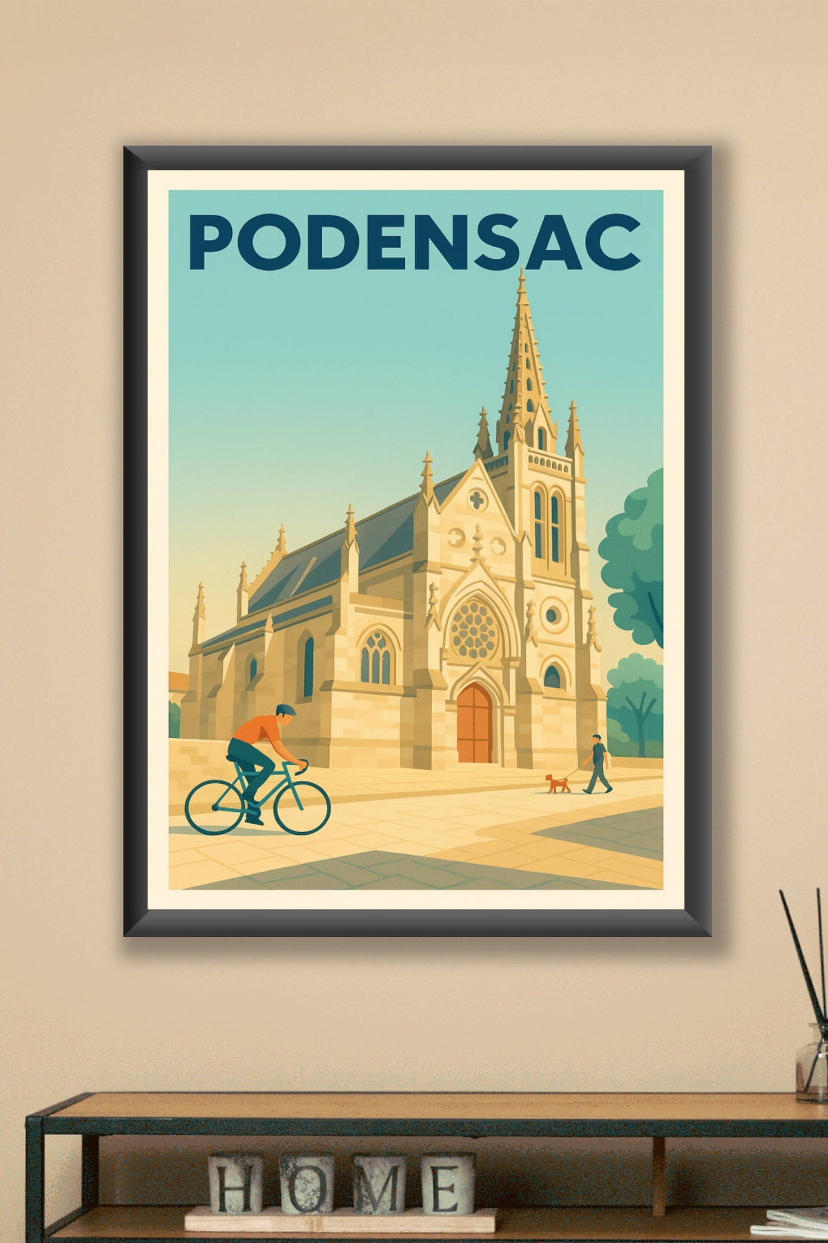 Affiche de Podensac - L'élégance architecturale en plein cœur de la ville