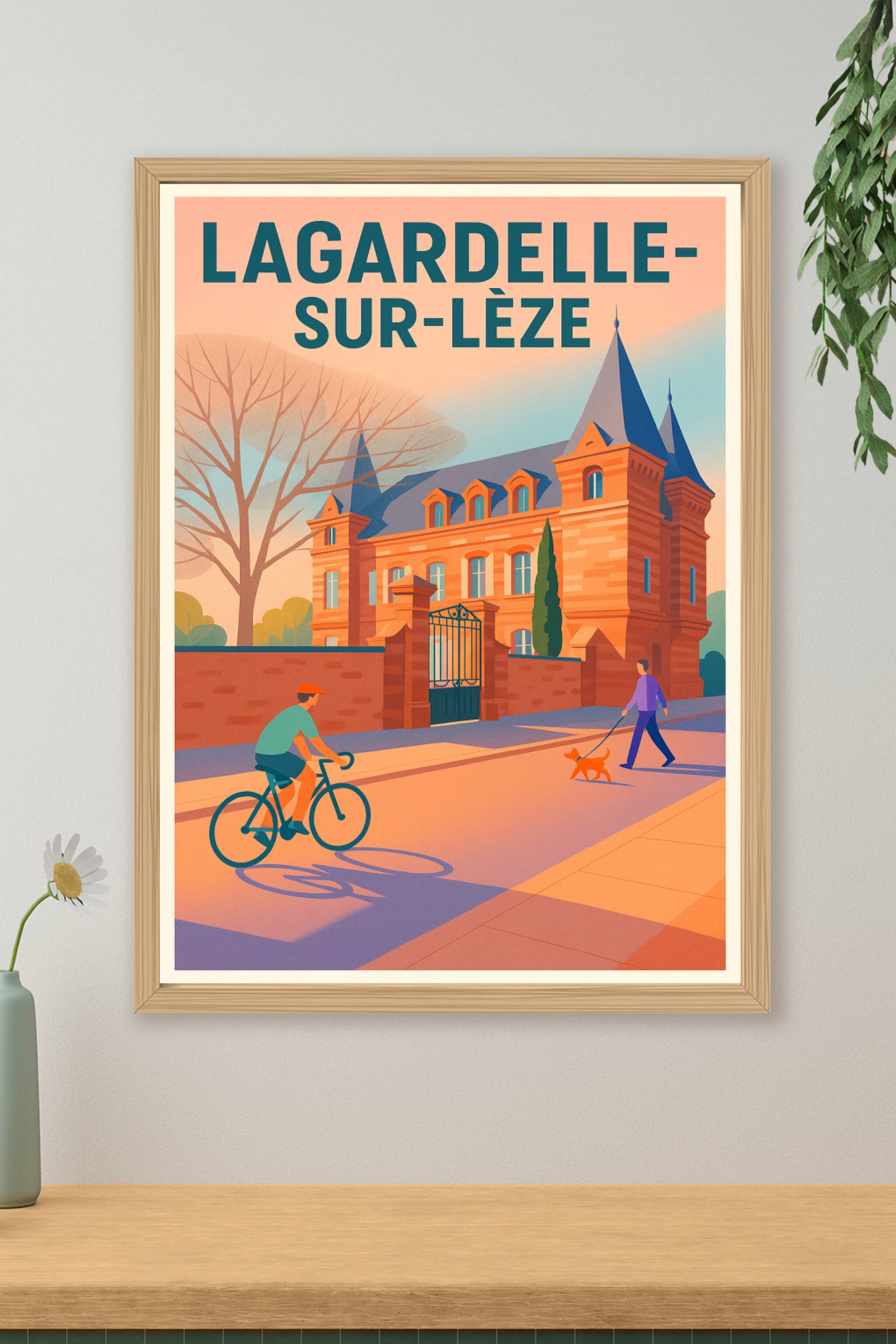 Affiche de Lagardelle-sur-Lèze - Charme et sérénité à chaque coin de rue