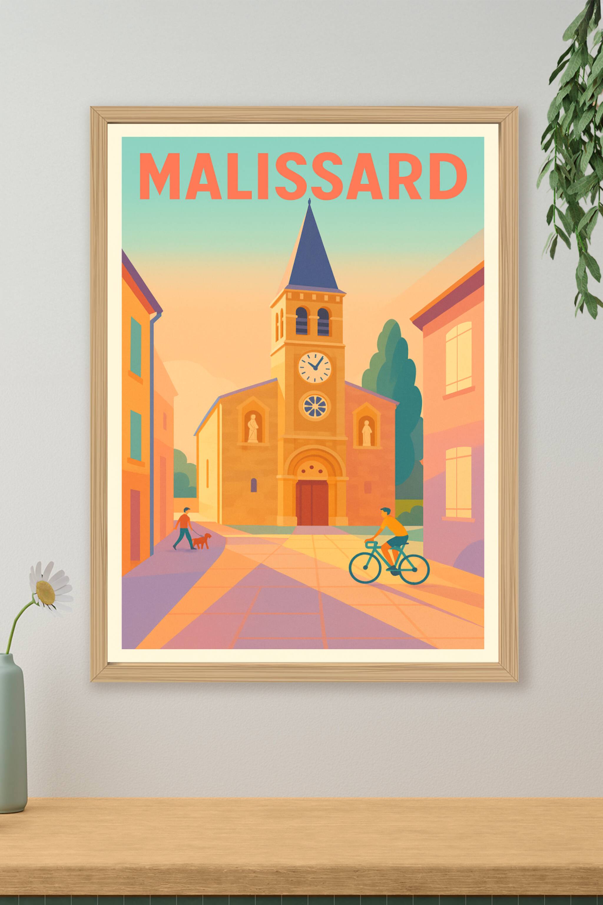 Affiche de Malissard - Charme et sérénité au cœur du village