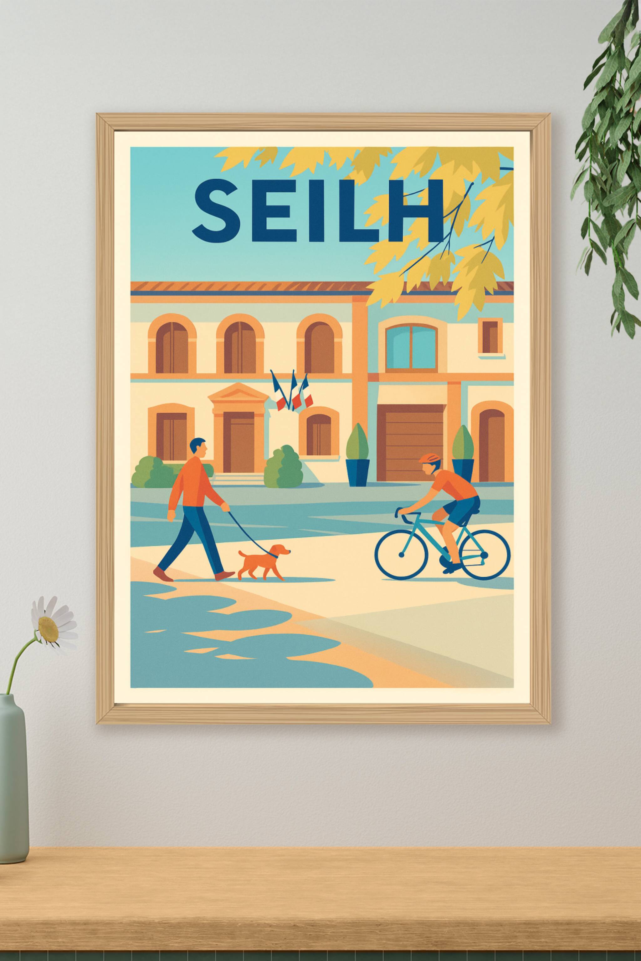 Affiche de Seilh - Charme et douceur de vivre au quotidien