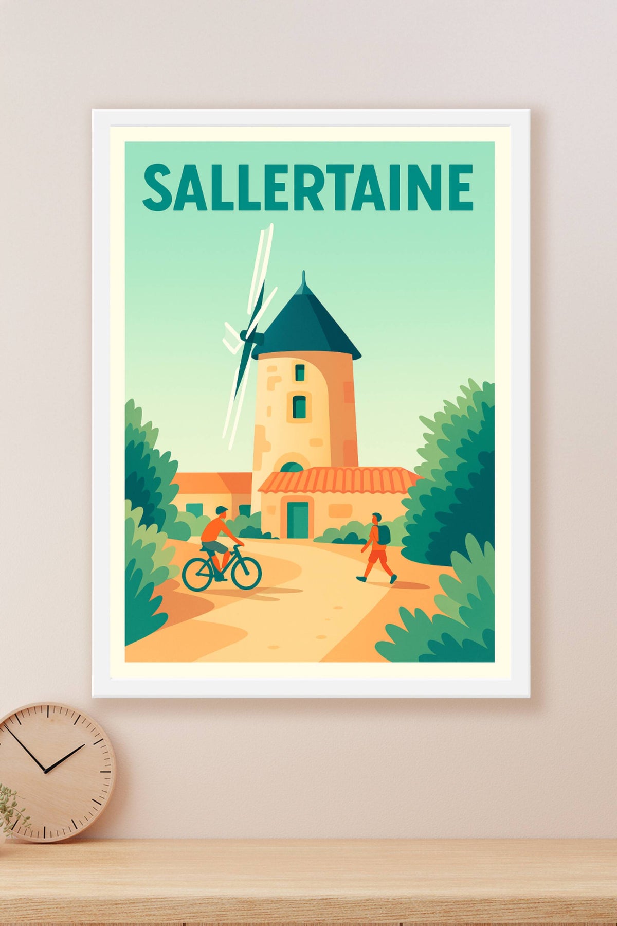 Affiche de Sallertaine - Charme et douceur d'une balade pittoresque