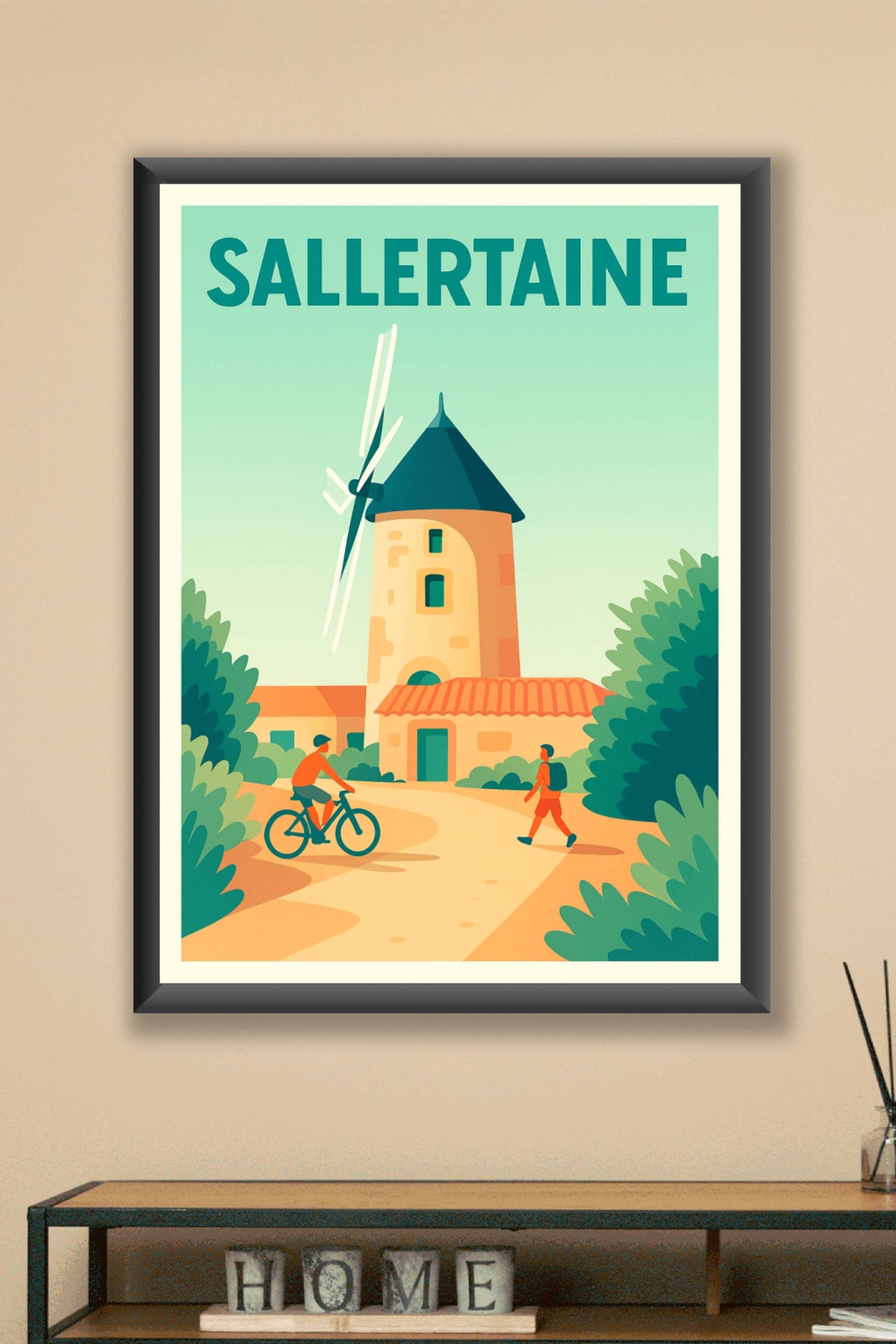 Affiche de Sallertaine - Charme et douceur d'une balade pittoresque