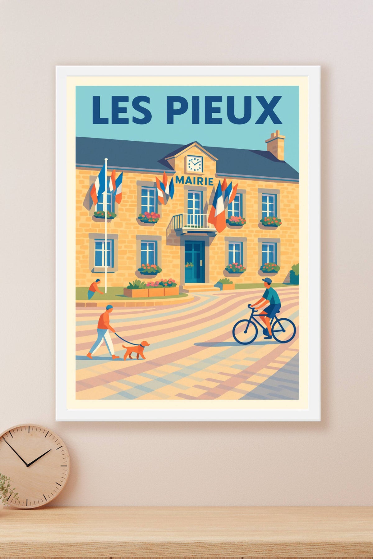 Affiche de Les Pieux - Charme et douceur au cœur de la Normandie