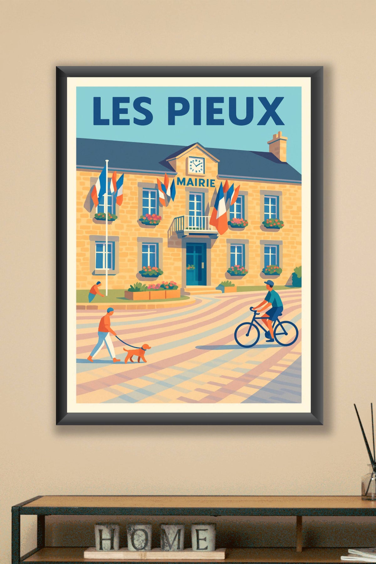 Affiche de Les Pieux - Charme et douceur au cœur de la Normandie