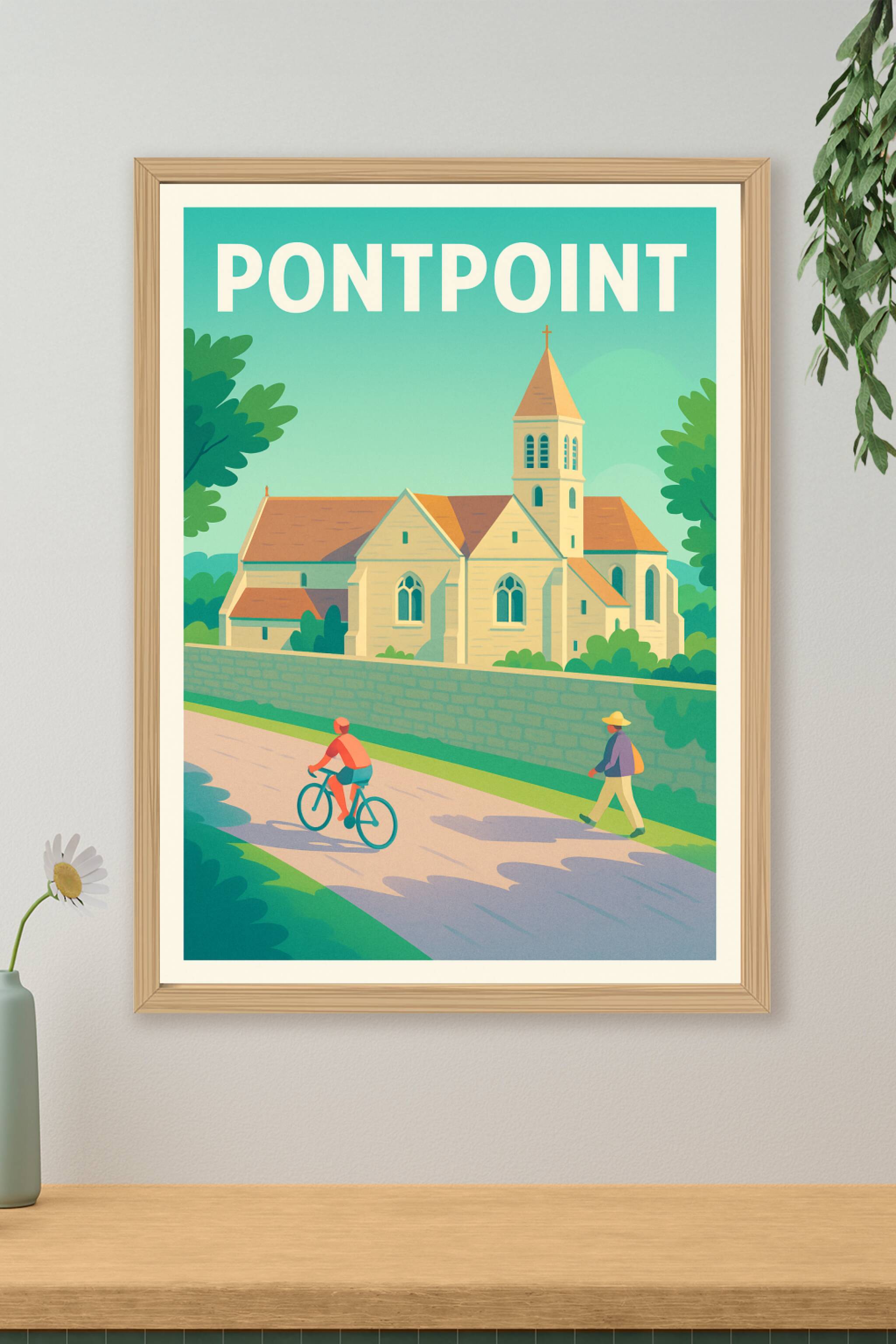 Affiche de Pontpoint - Douceur et charme champêtre