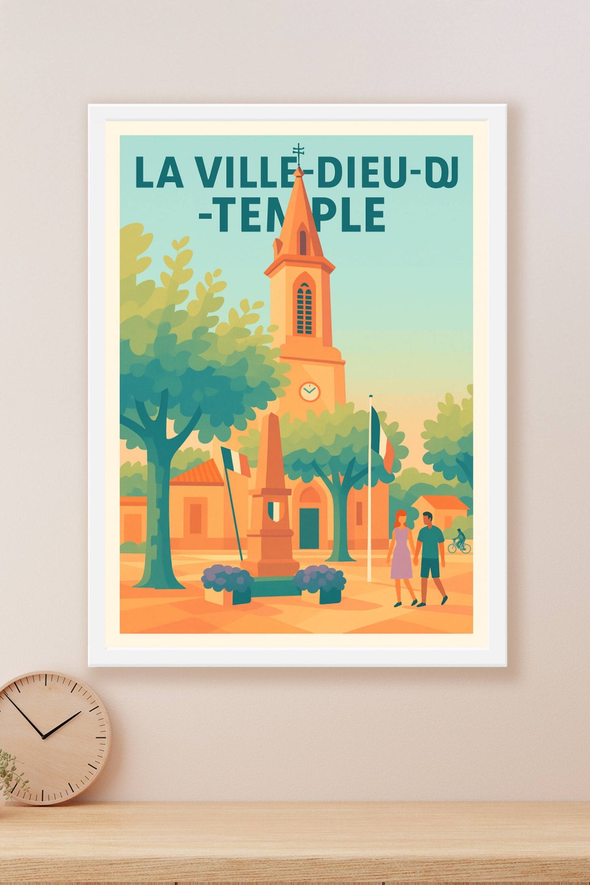 Affiche de La Ville-Dieu-du-Temple - Charme et sérénité en Midi-Pyrénées