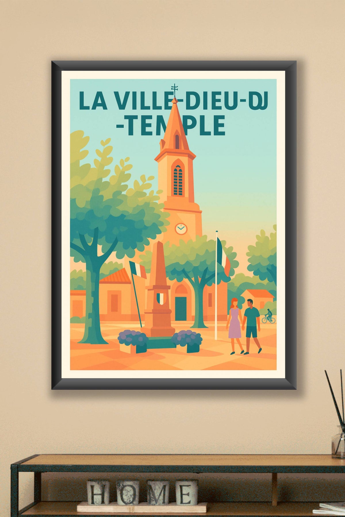 Affiche de La Ville-Dieu-du-Temple - Charme et sérénité en Midi-Pyrénées