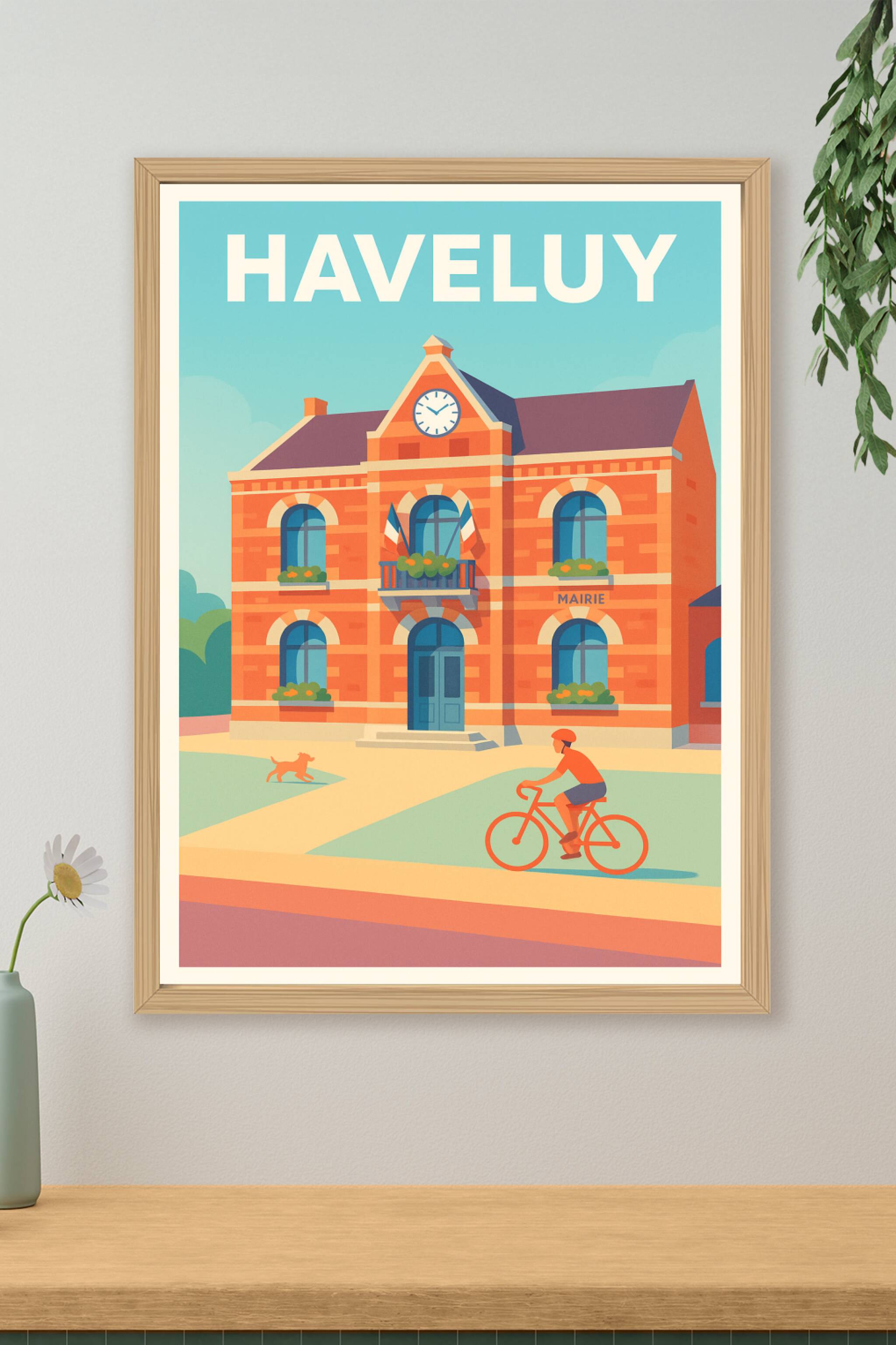 Affiche de Haveluy - Charme et sérénité au cœur du village