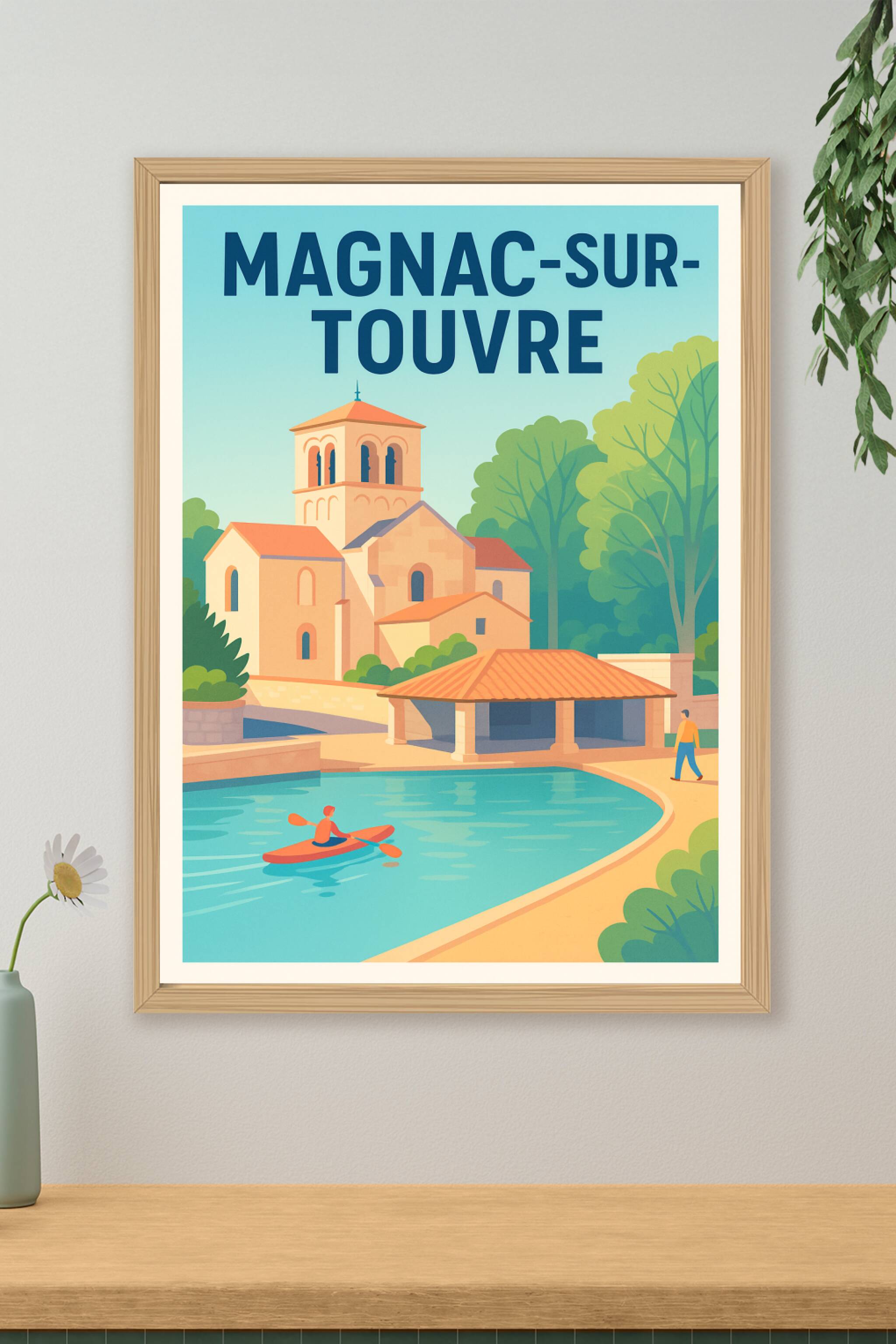Affiche de Magnac-sur-Touvre - Un havre de paix entre nature et patrimoine