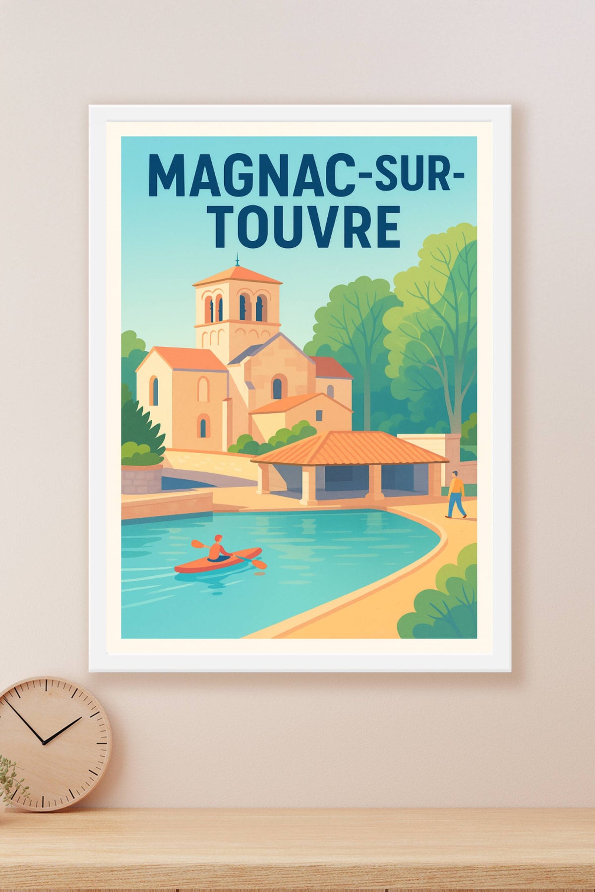 Affiche de Magnac-sur-Touvre - Un havre de paix entre nature et patrimoine