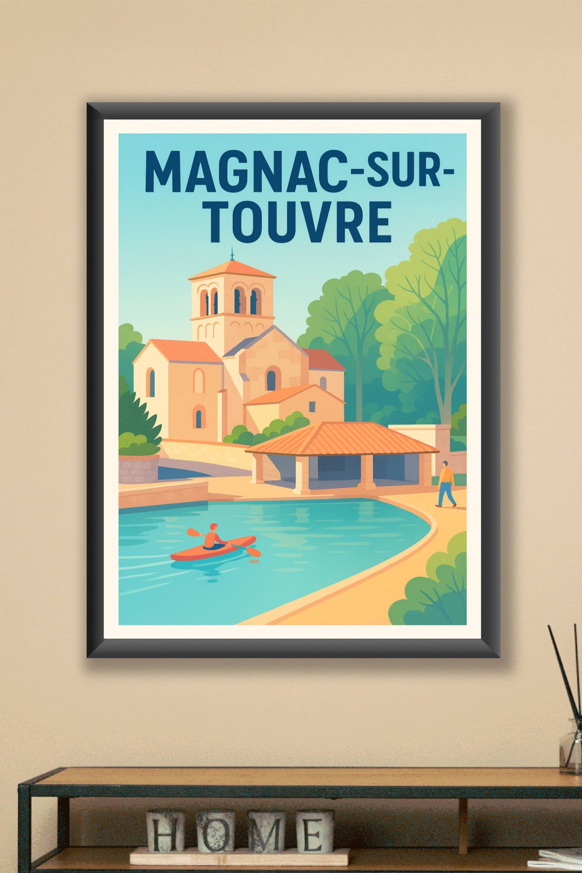 Affiche de Magnac-sur-Touvre - Un havre de paix entre nature et patrimoine