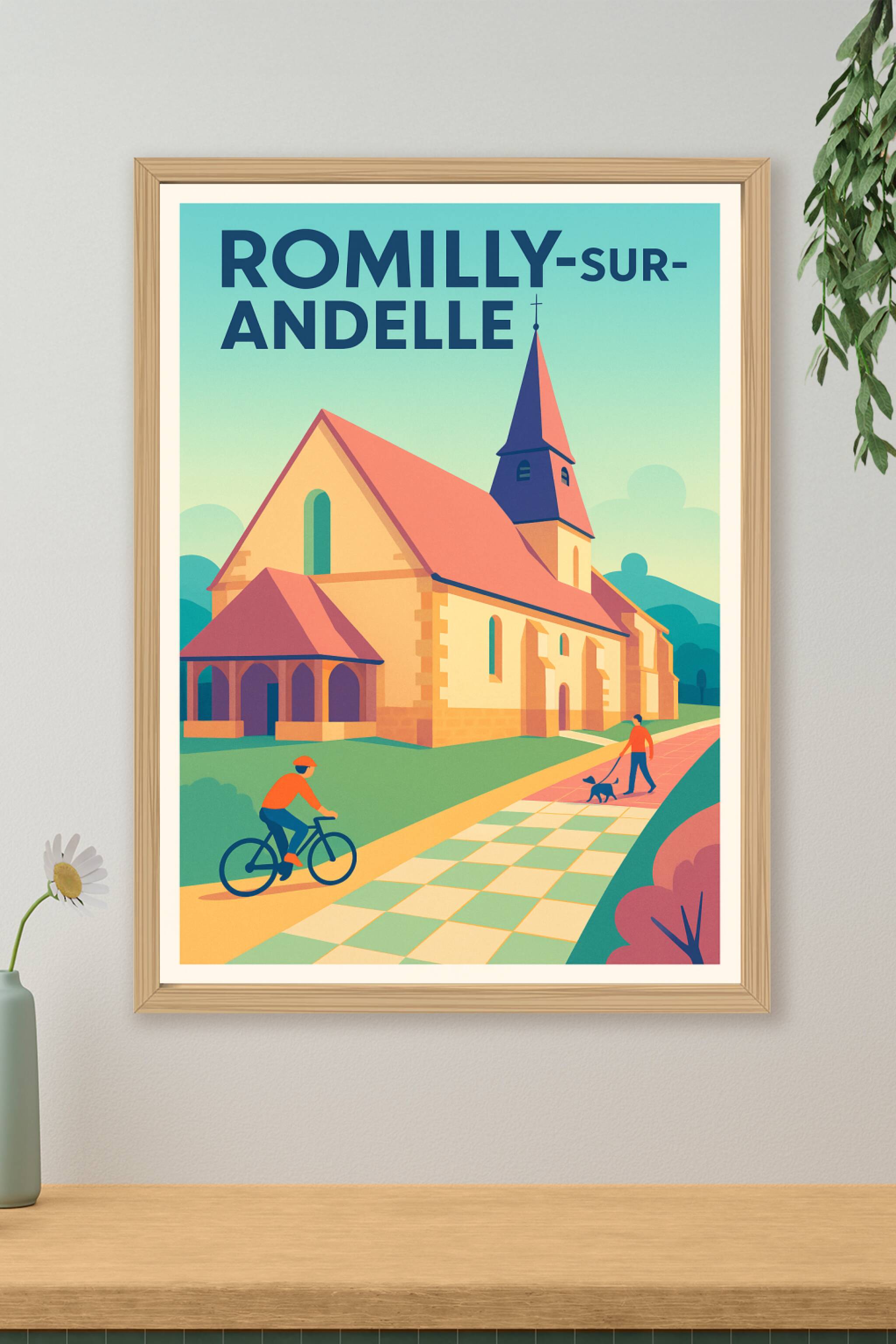 Affiche de Romilly-sur-Andelle - Charme et douceur normande