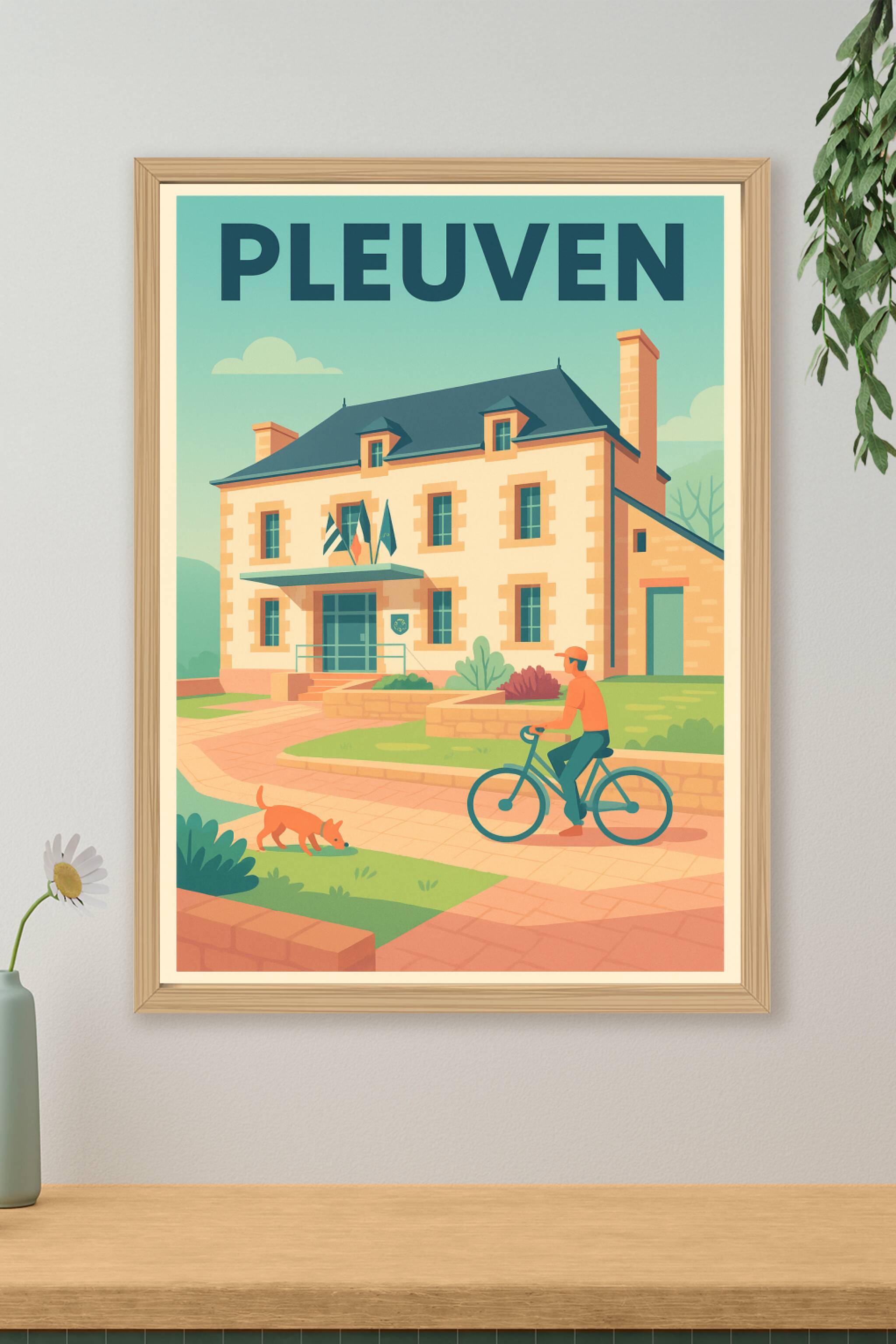 Affiche de Pleuven - Charme et sérénité au cœur de la Bretagne