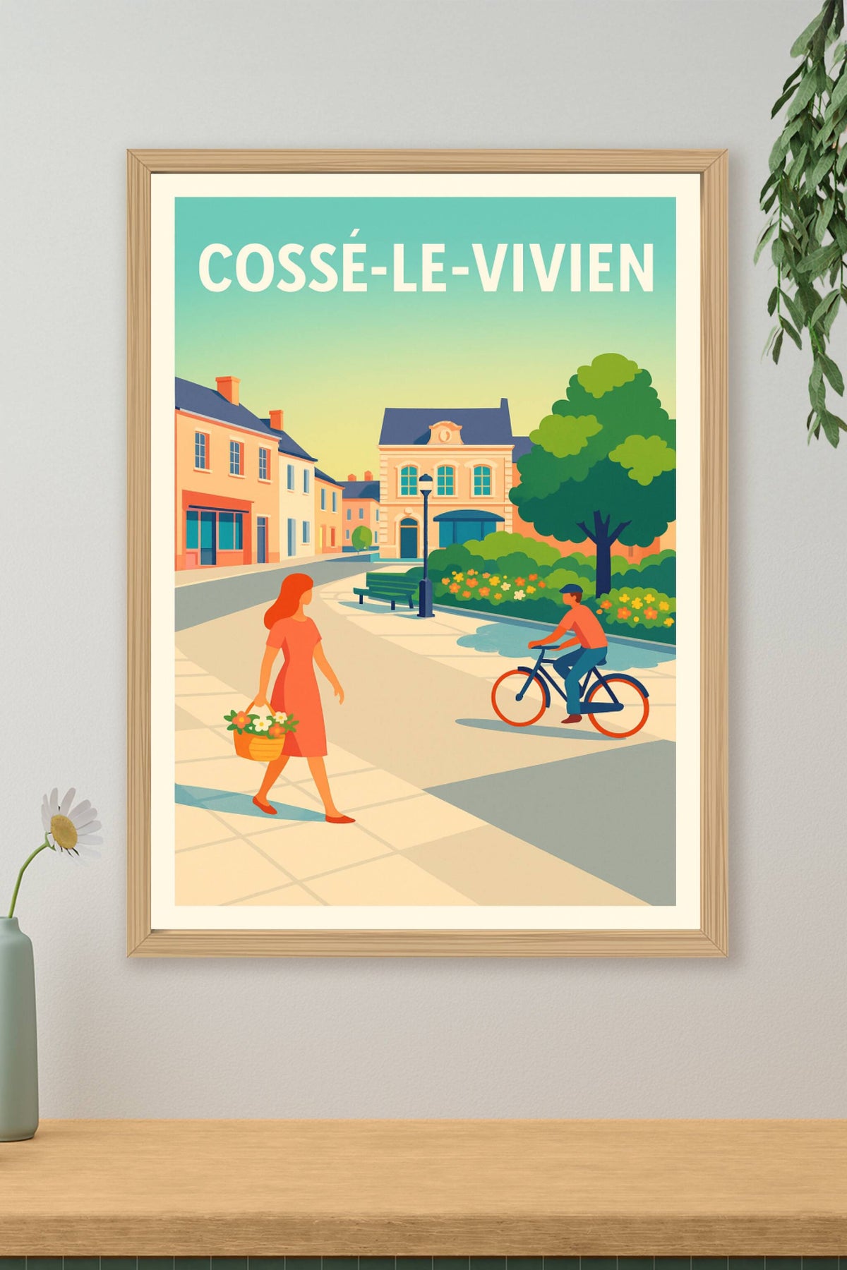 Affiche de Cossé-le-Vivien - Charme et sérénité au cœur du village