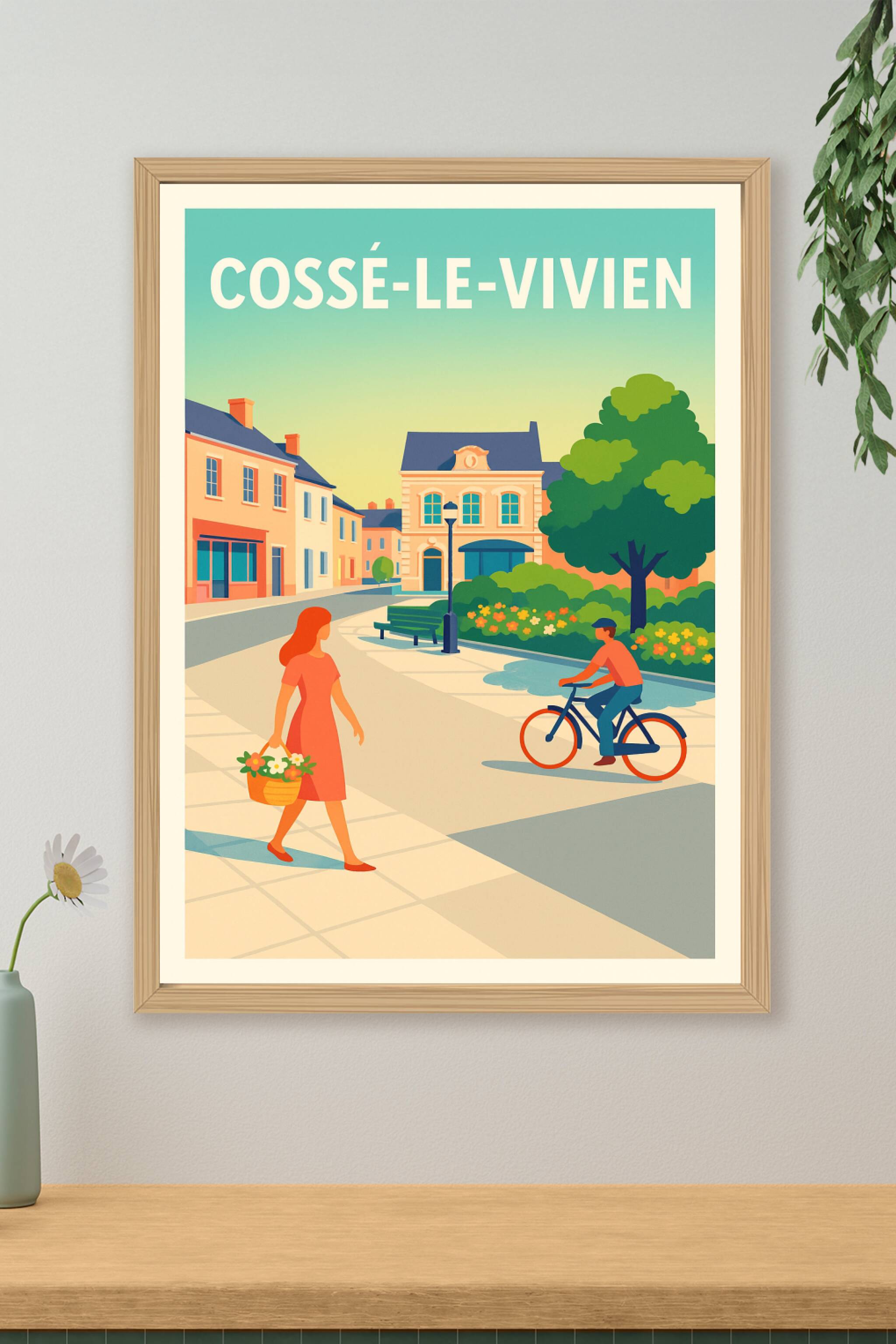 Affiche de Cossé-le-Vivien - Charme et sérénité au cœur du village